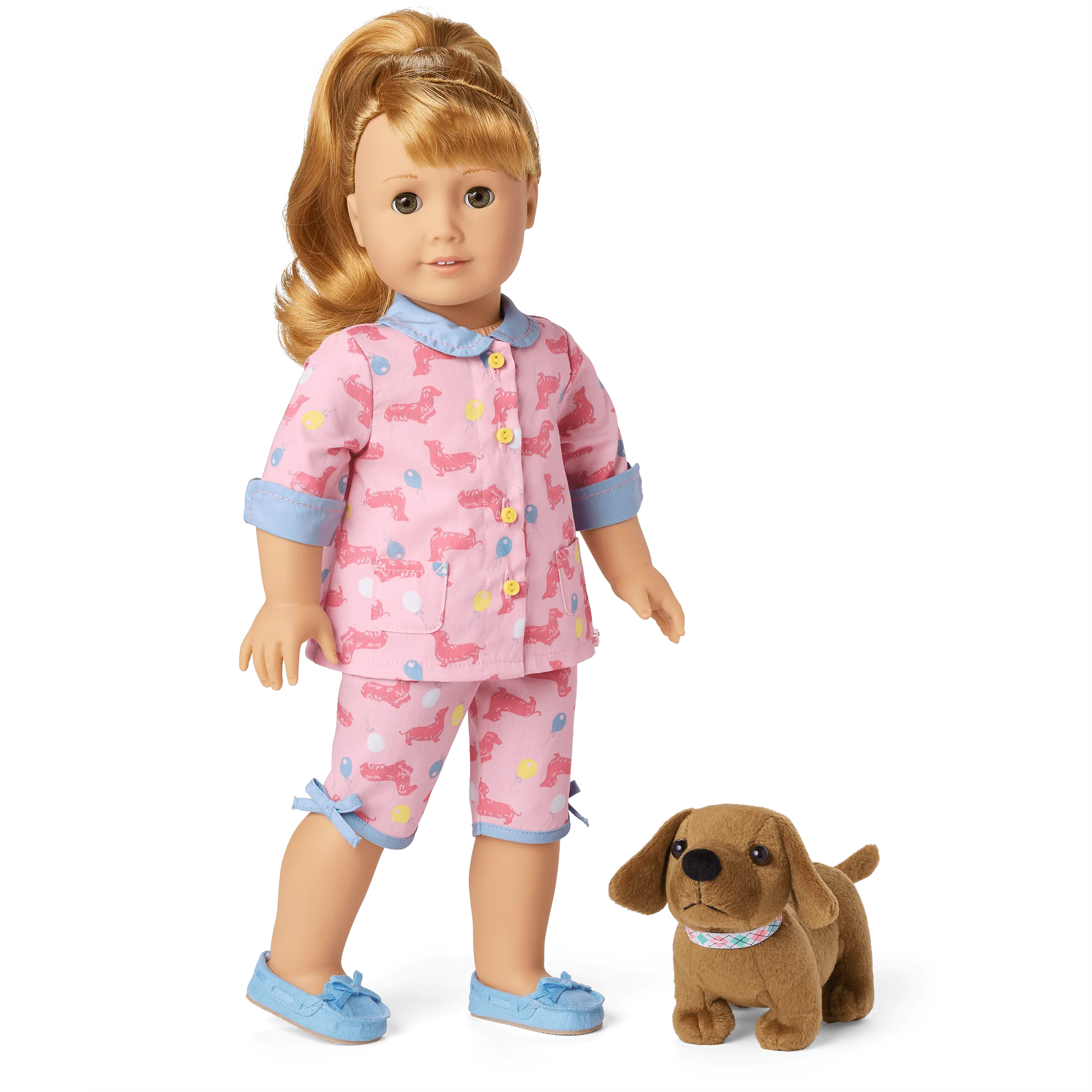 Maryellen’s™ Dachshund Pajamas & Dog (Historical Characters)