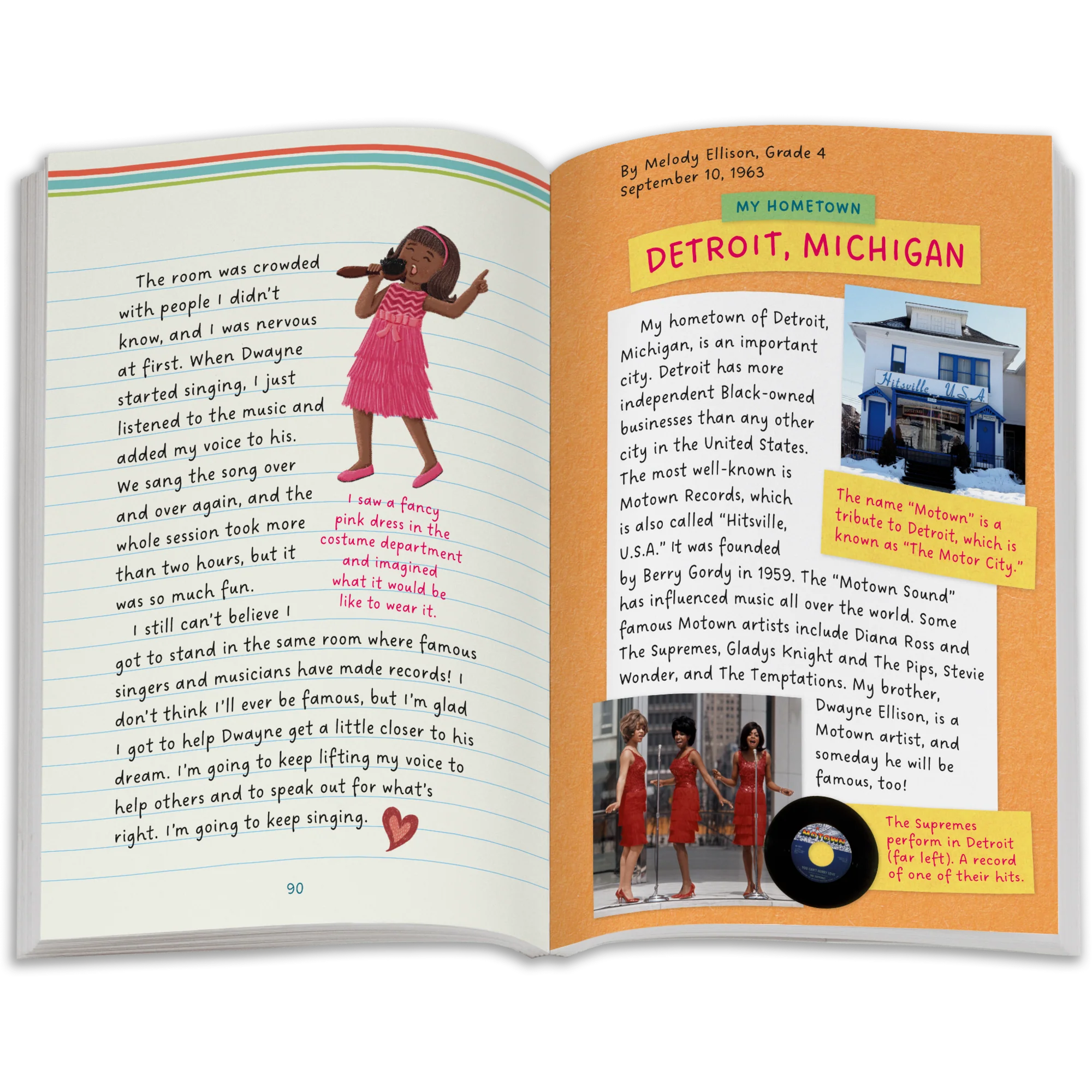 Melody: My Diary Book (Historical Characters)
