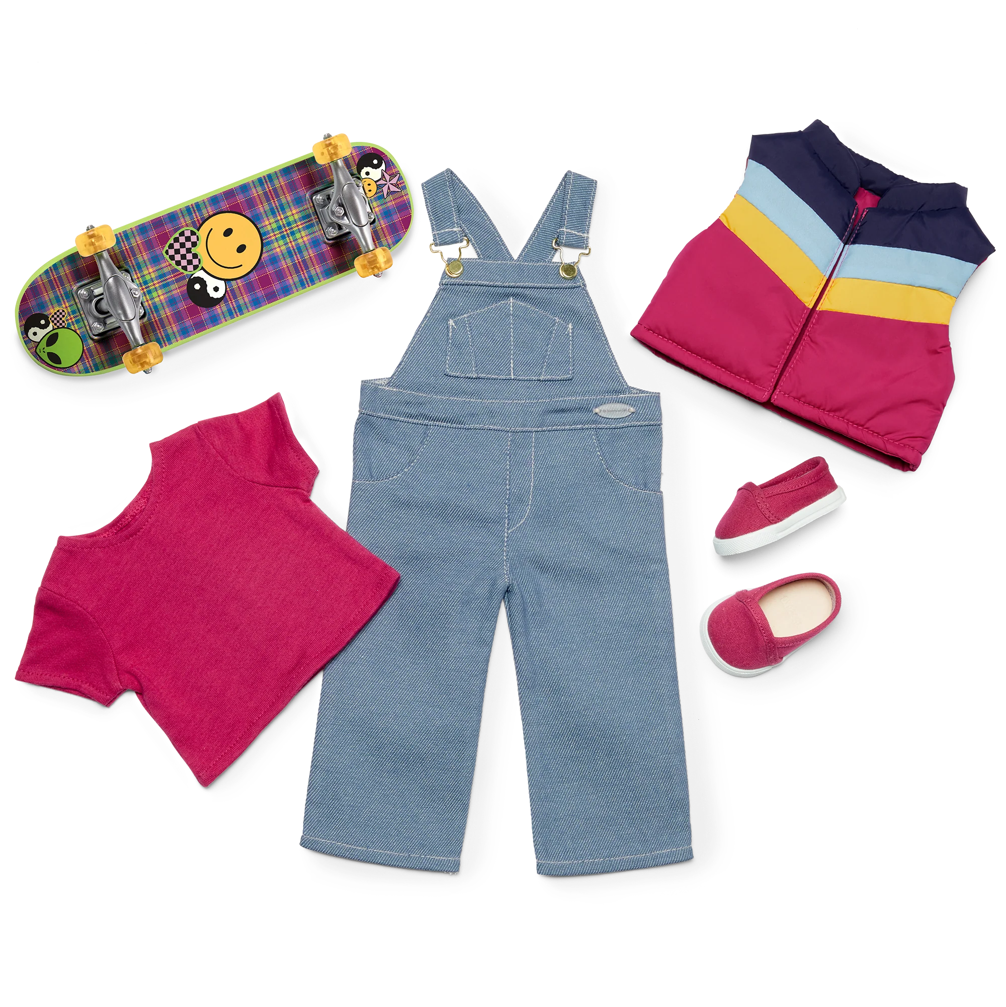 Nicki’s™ Skateboarding Outfit for 18-inch Dolls (Historical Characters)