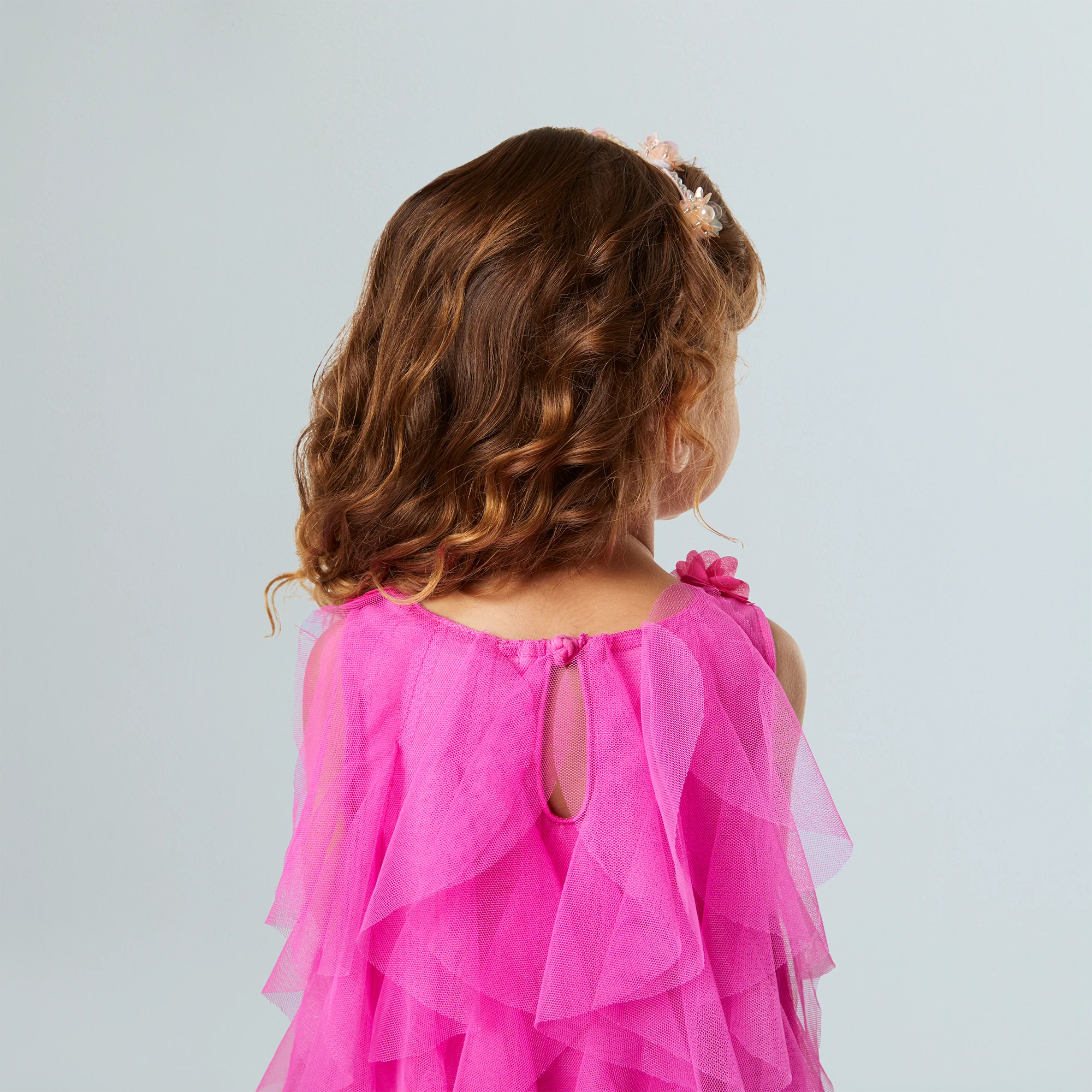 Party-Pink Birthday Dress for Little Girls (Bitty Baby®)