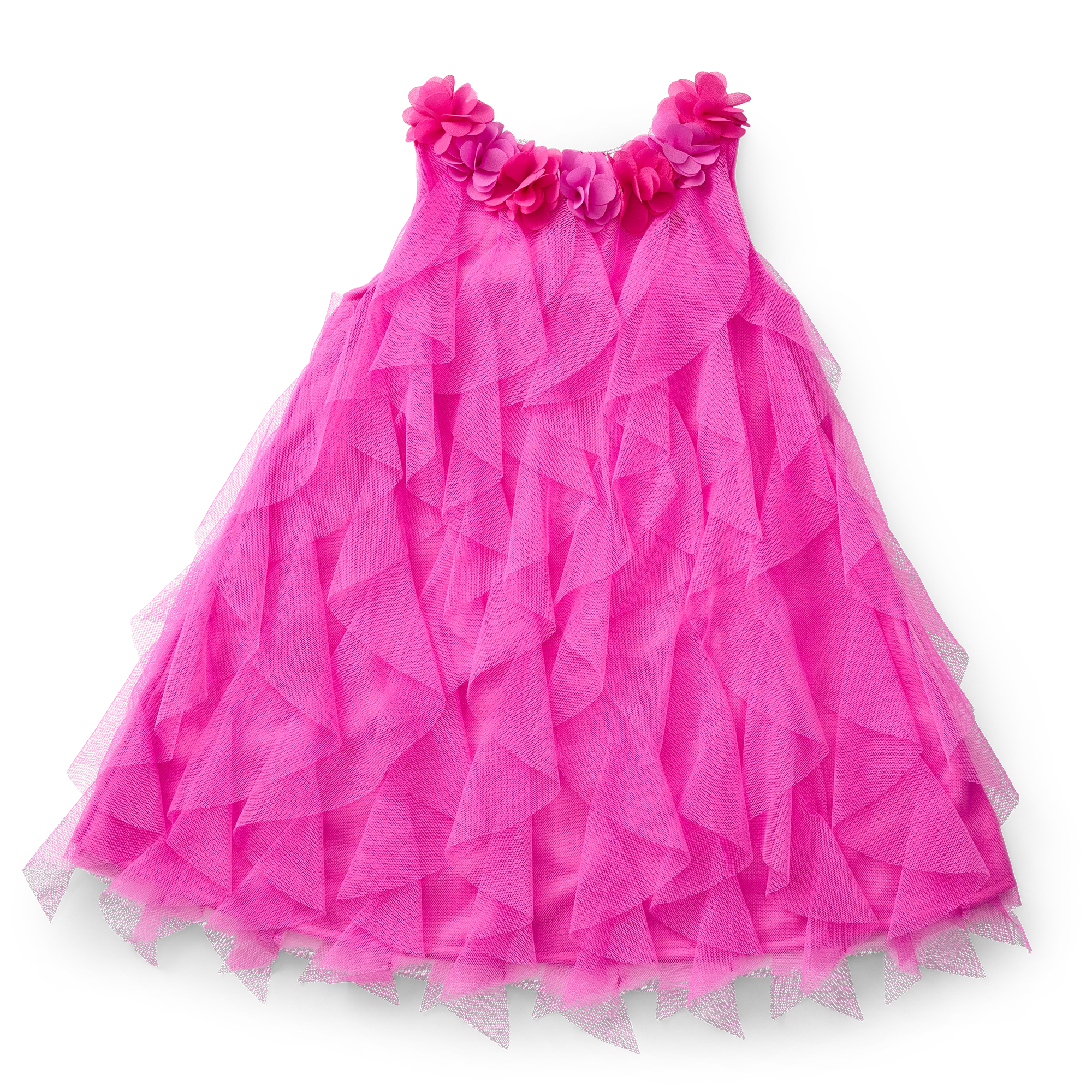 Party-Pink Birthday Dress for Little Girls (Bitty Baby®)