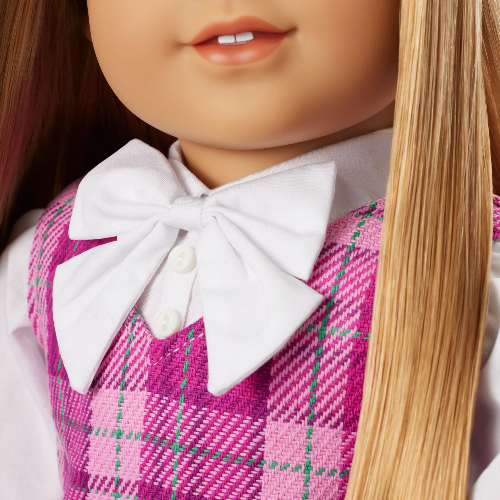 Pink & Preppy Outfit & We Heart Fashion Accessories for 18-inch Dolls