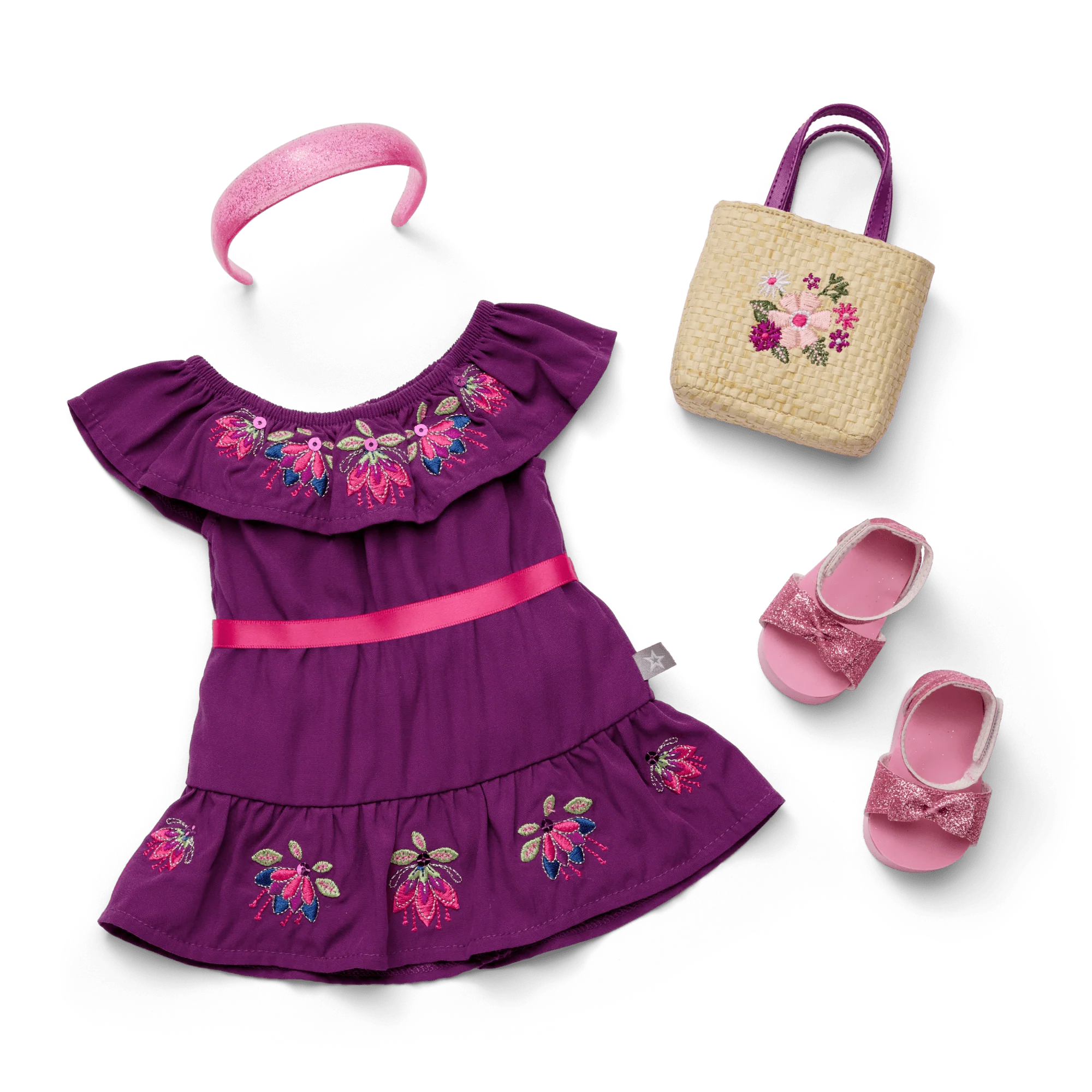 Raquel's™ Beach Party Dress for 18-inch Dolls (Girl of the Year™ 2026)