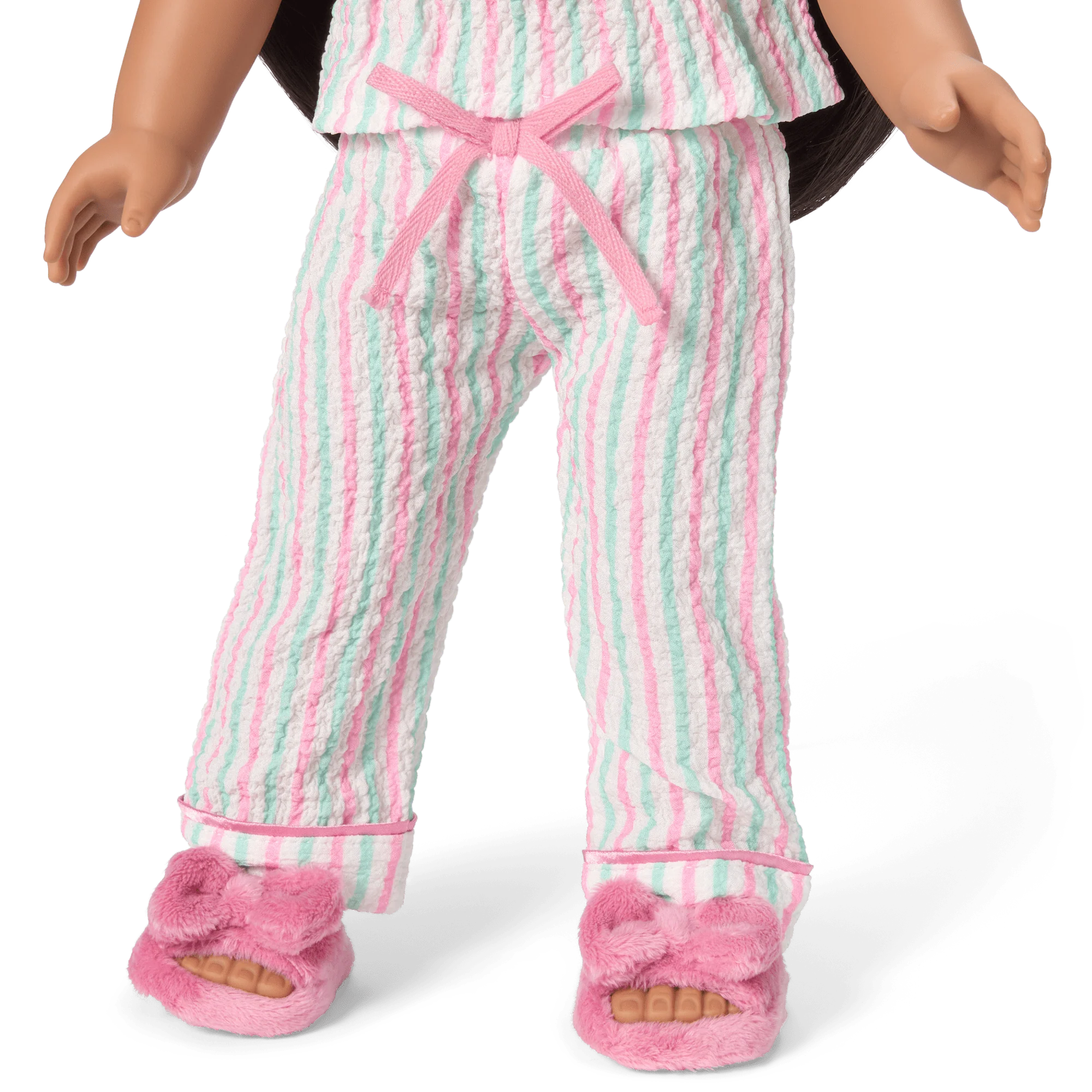 Raquel’s™ Coastal Stripes Pajamas for Girls & 18-inch Dolls