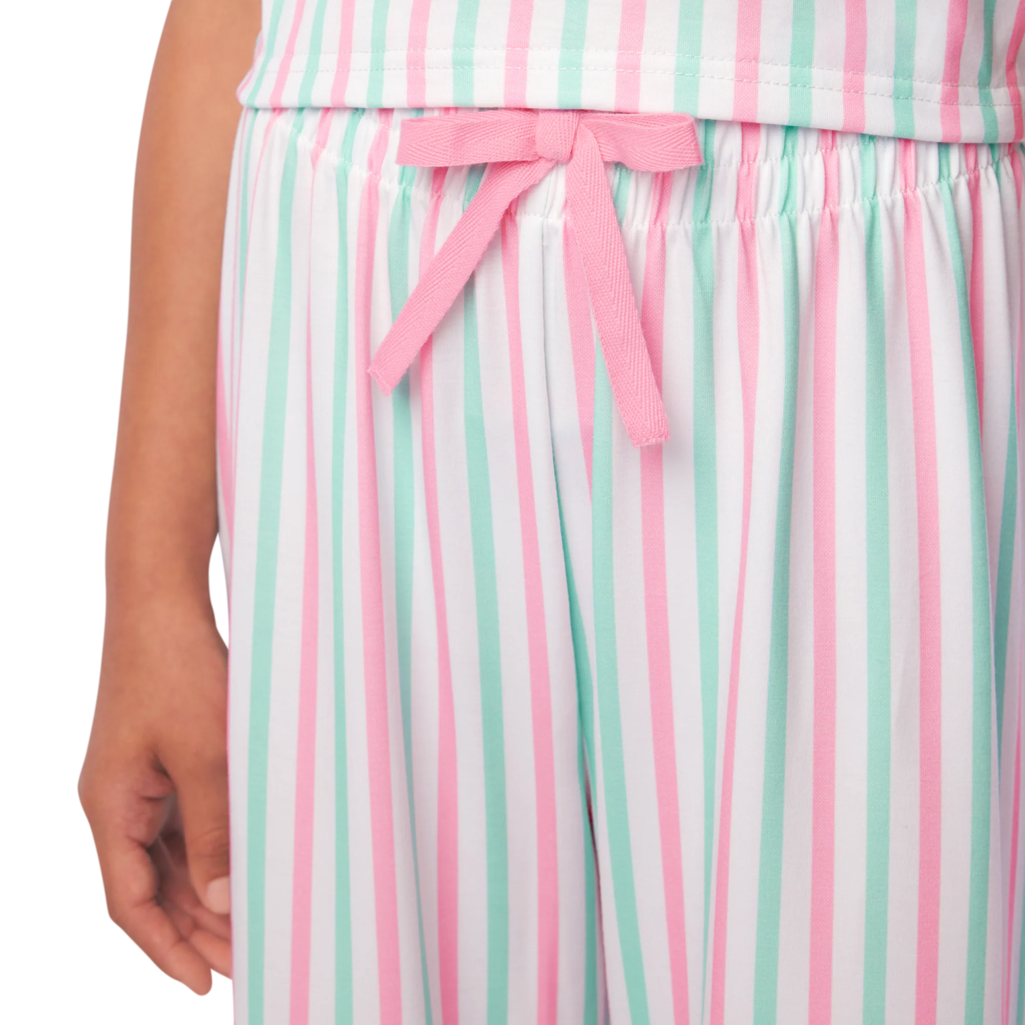 Raquel’s™ Coastal Stripes Pajamas for Girls & 18-inch Dolls