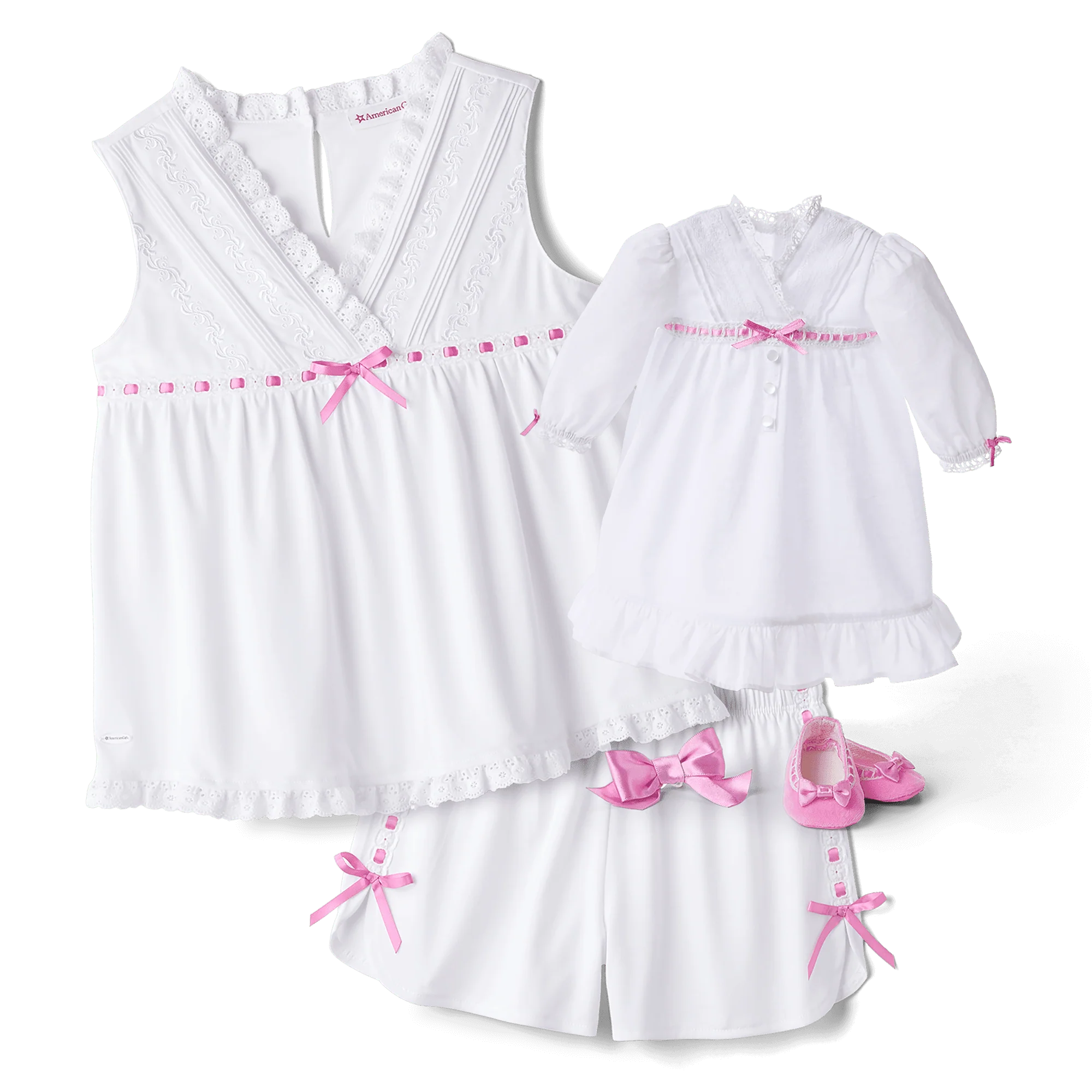 Rebecca's™ Pajamas for Girls and 18-inch Dolls (Historical Characters)