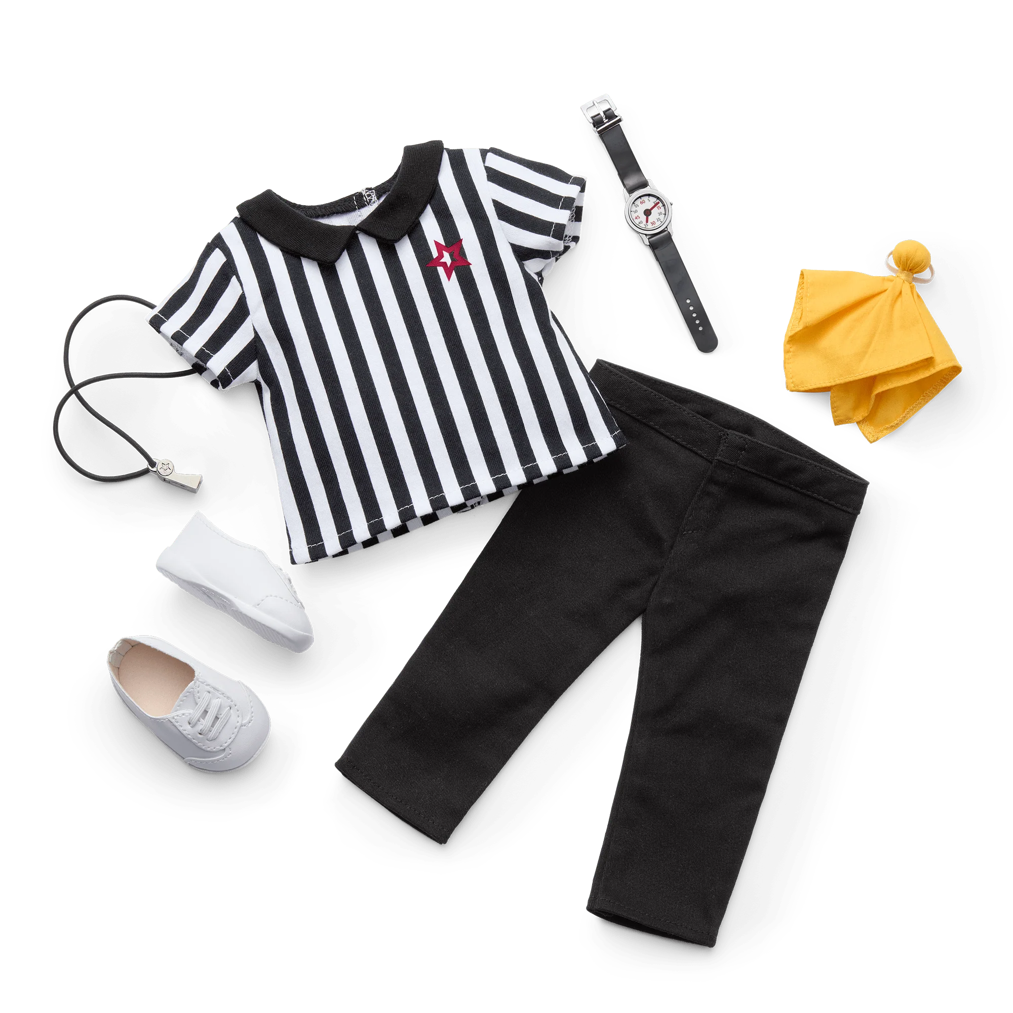 Referee Outfit for 18-inch Dolls 1 Referee Outfit for 18-inch Dolls
