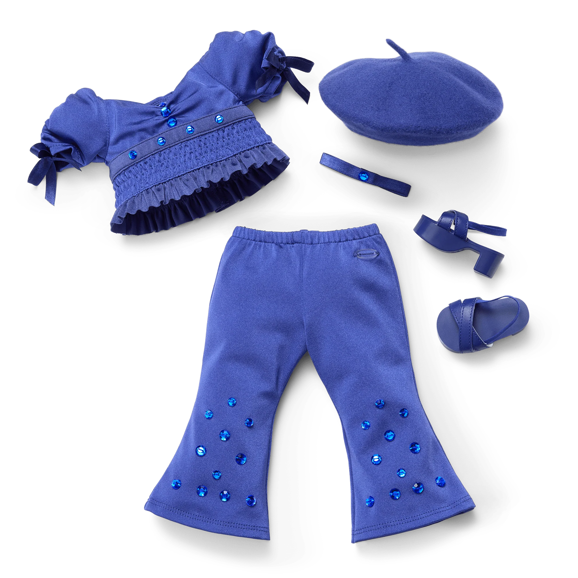 September Sparkling Sapphire Outfit for 18-inch Dolls 1 September Sparkling Sapphire Outfit for 18-inch Dolls