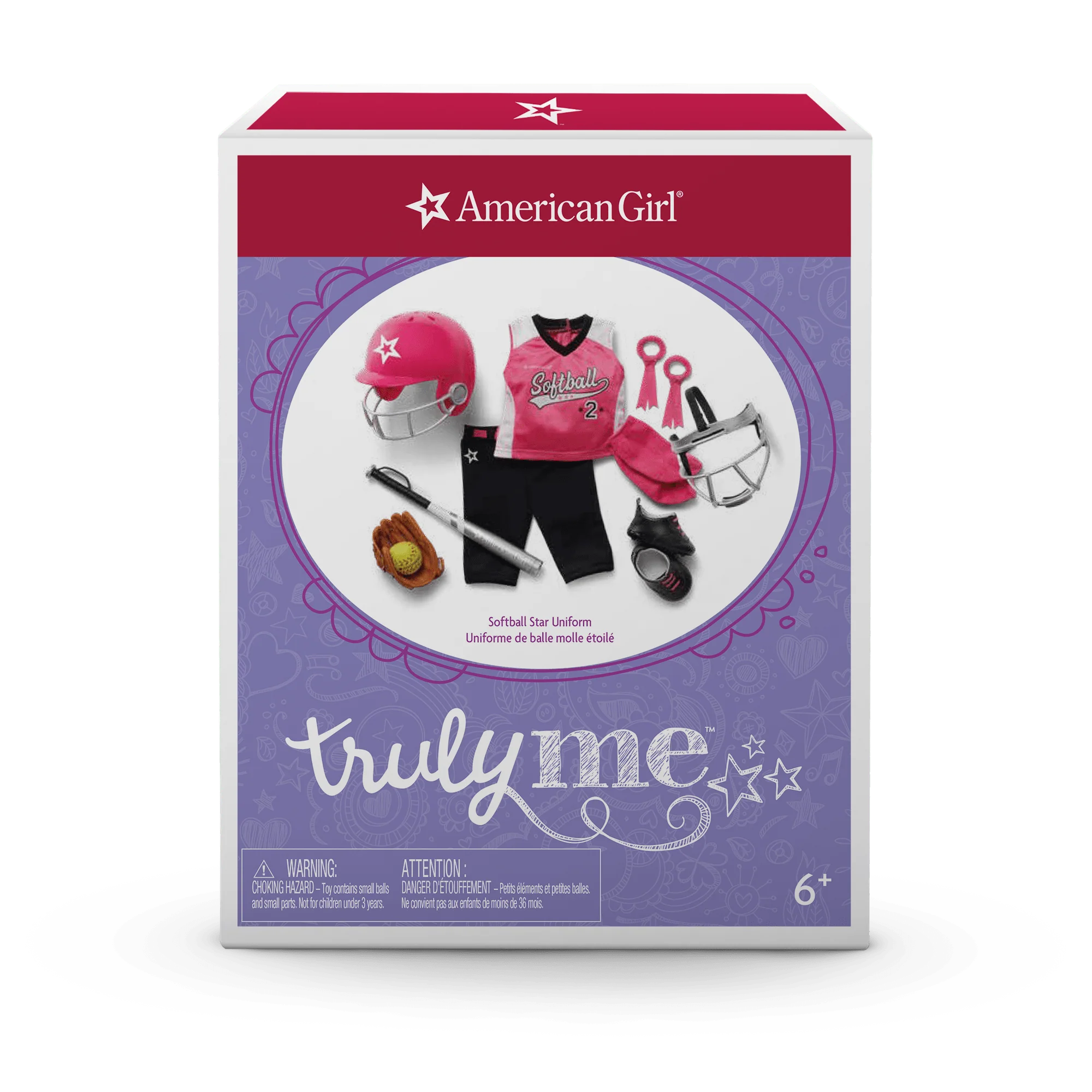 Softball Star Uniform for 18-inch Dolls