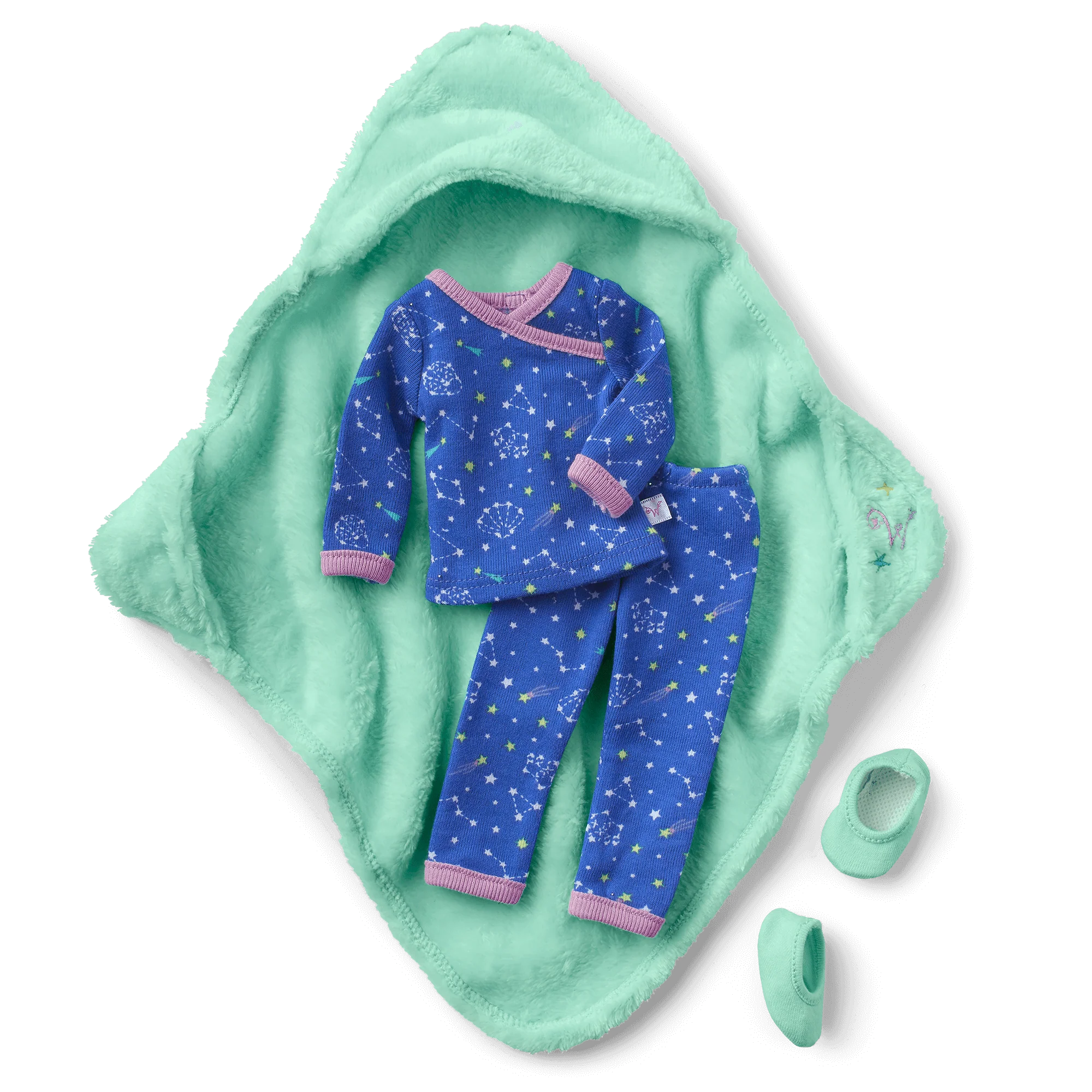 Starry Sky Pajamas for WellieWishers™ Dolls 1 Starry Sky Pajamas for WellieWishers™ Dolls