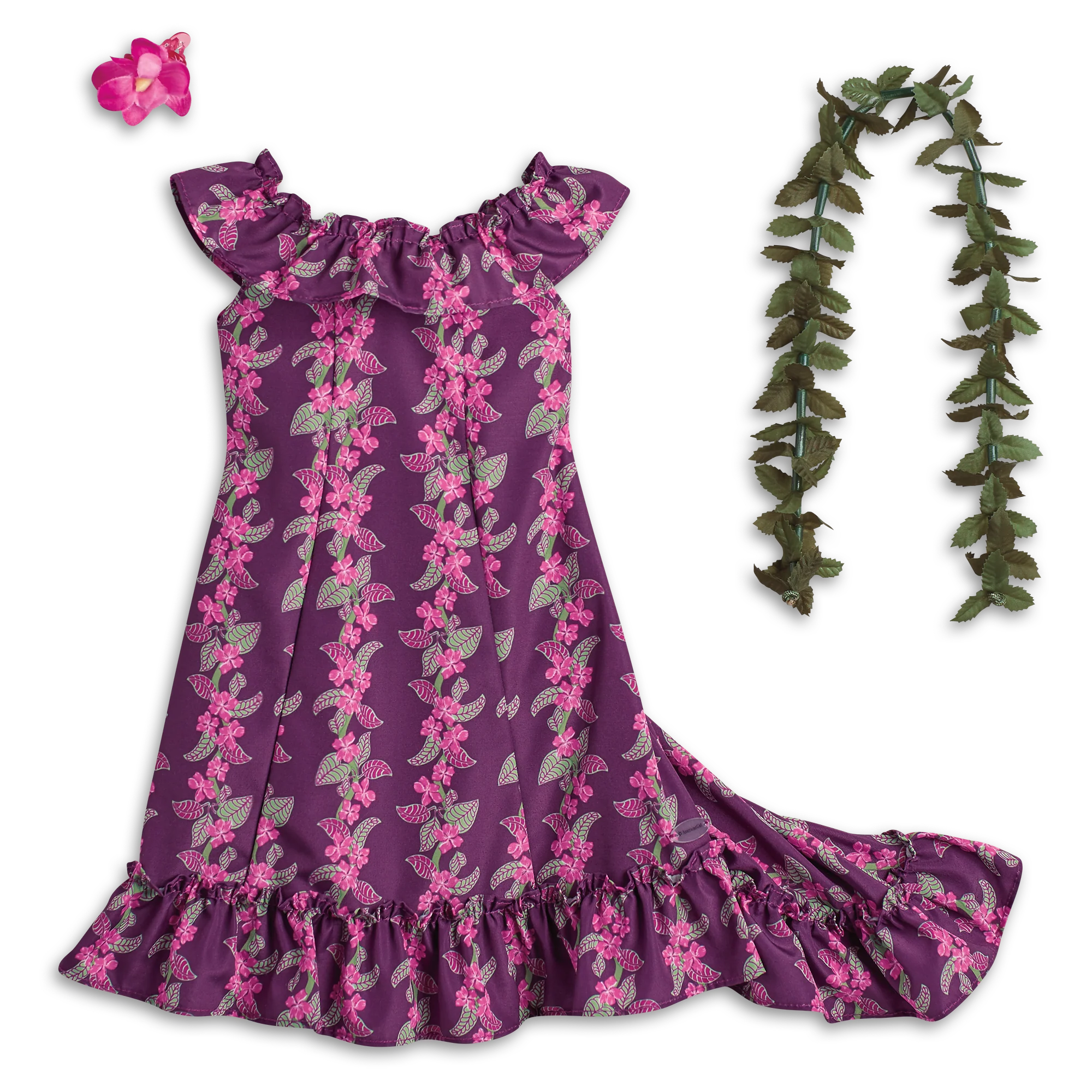 Nanea's Holoku Dress for 18-inch Dolls (Historical Characters)