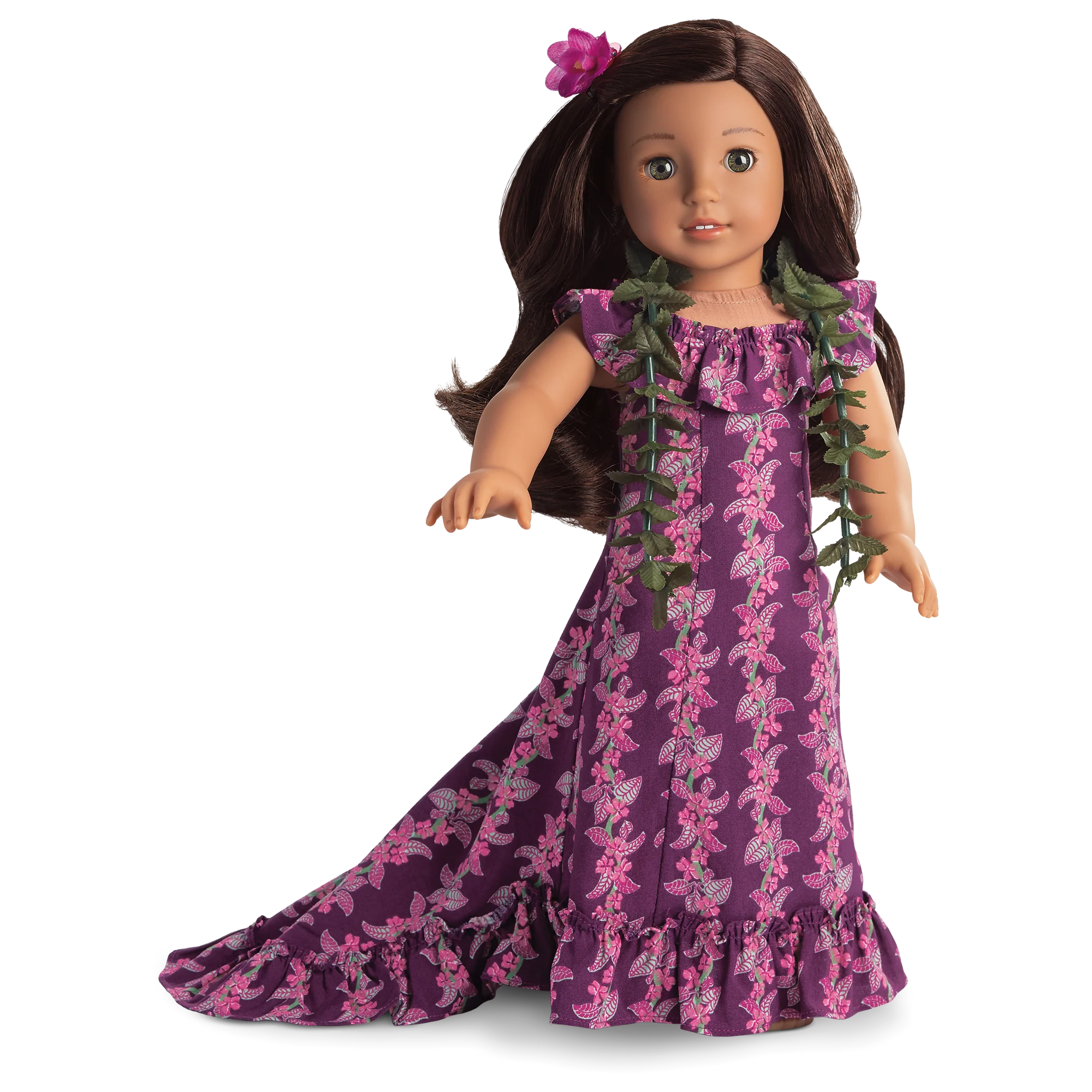 Nanea's Holoku Dress for 18-inch Dolls (Historical Characters)