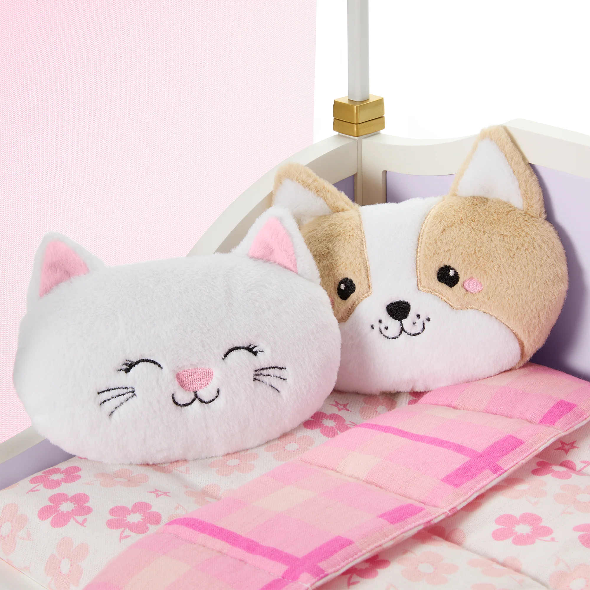 All Set for Sleepovers Canopy Bed for 18-inch Dolls