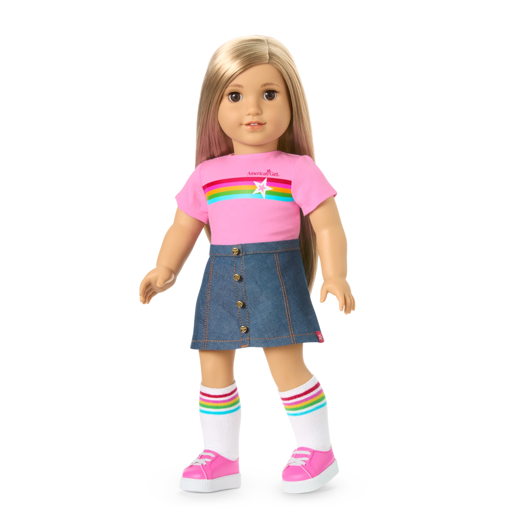 Truly Me™ 18-inch Doll #131, Puppy, Mini Backpack & Accessories AG™ Star Squad Bundle