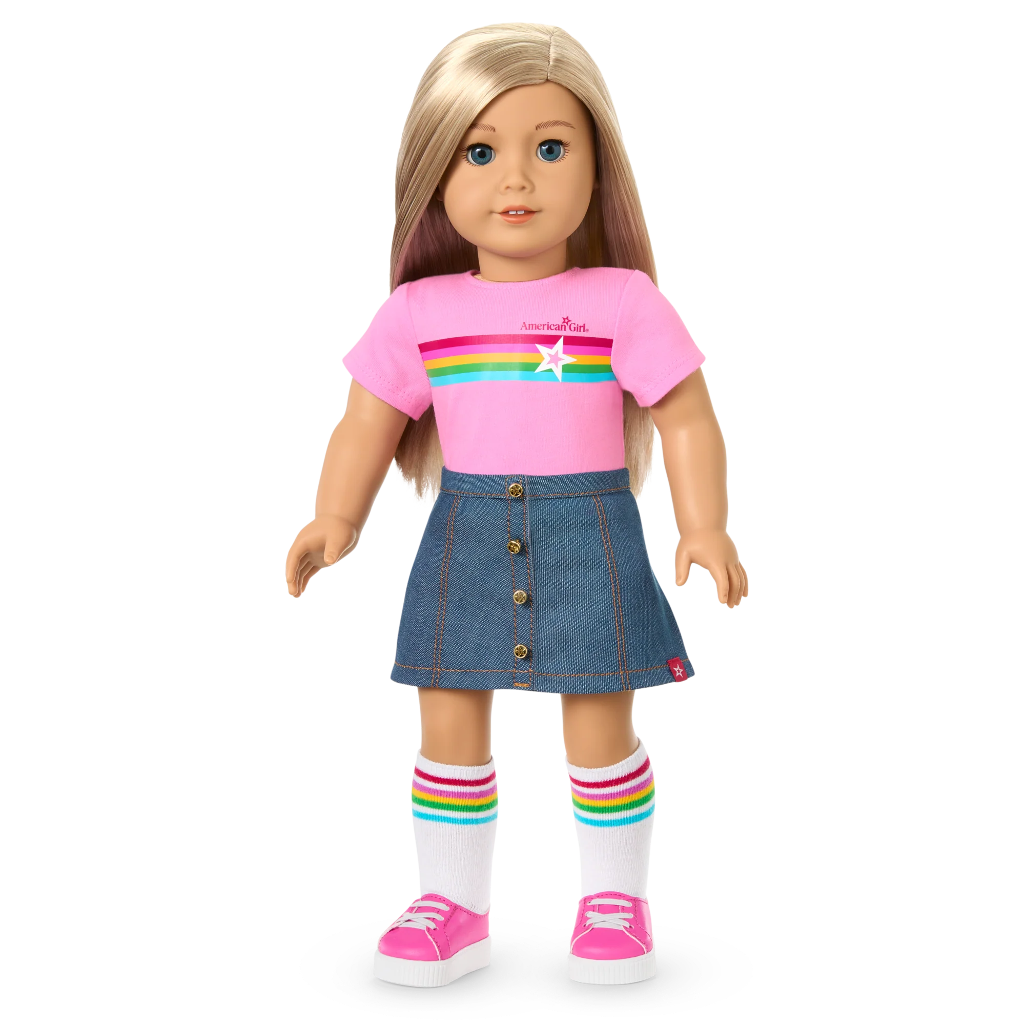 Truly Me™ 18-inch Doll #100, Puppy, Mini Backpack & Accessories AG™ Star Squad Bundle