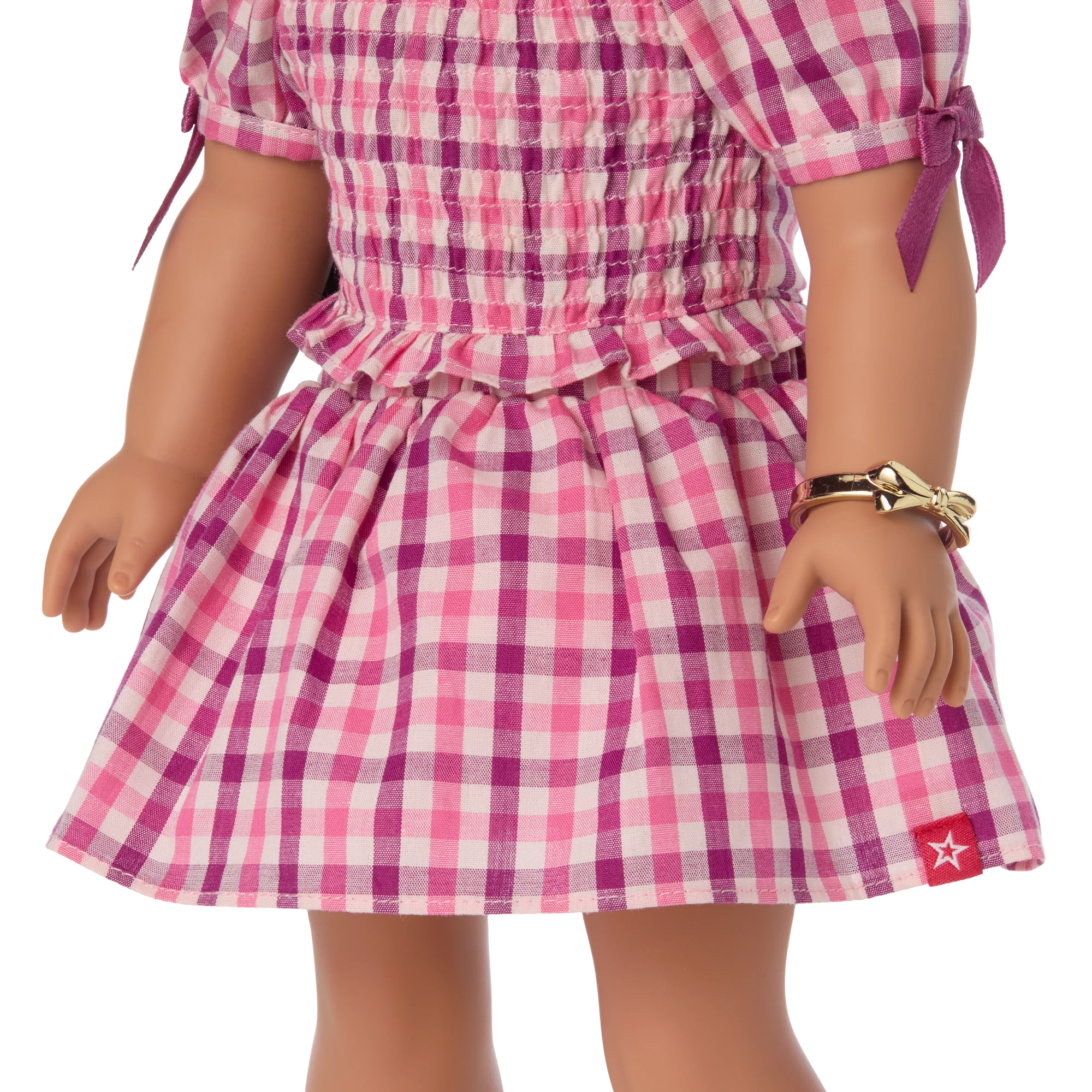 Raquel’s™ Gingham Ruffle Outfit for Girls & 18-inch Dolls + Raquel Doll (Girl of the Year™ 2026)