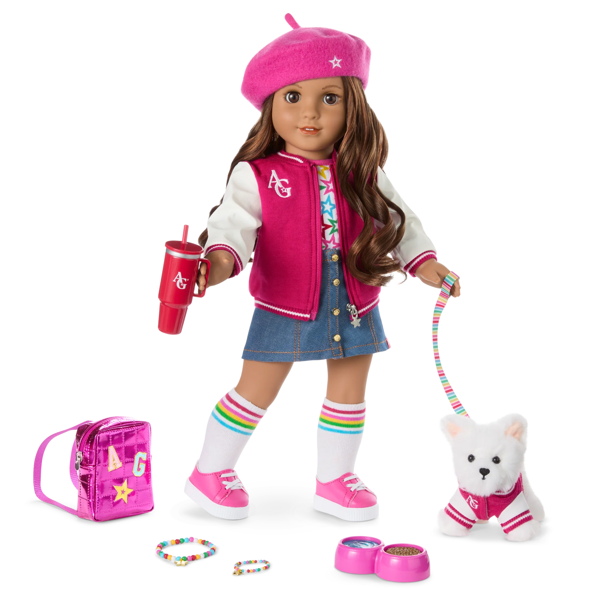 Truly Me™ 18-inch Doll #117, Puppy, Mini Backpack & Accessories AG™ Star Squad Bundle 1 Truly Me™ 18-inch Doll #117, Puppy, Mini Backpack & Accessories AG™ Star Squad Bundle
