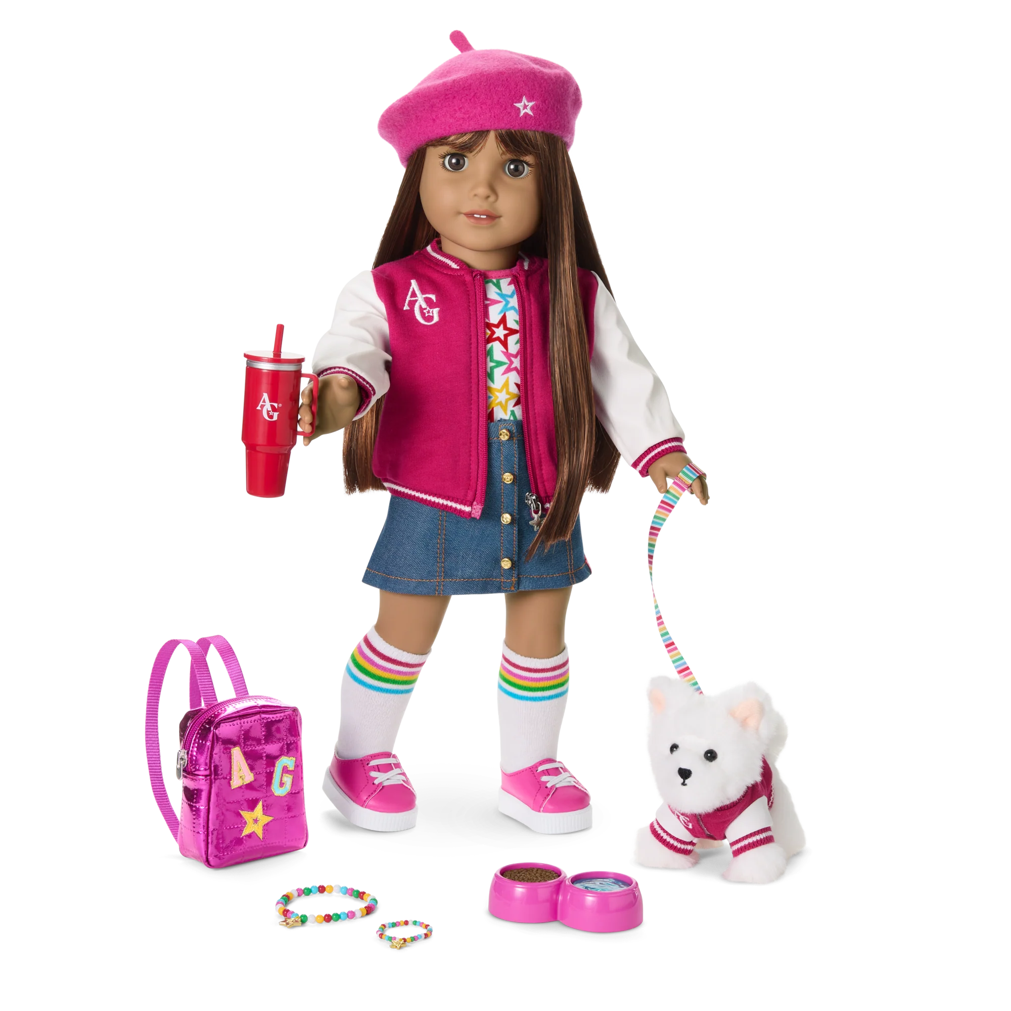 Truly Me™ 18-inch Doll #122, Puppy, Mini Backpack & Accessories AG™ Star Squad Bundle 1 Truly Me™ 18-inch Doll #122, Puppy, Mini Backpack & Accessories AG™ Star Squad Bundle