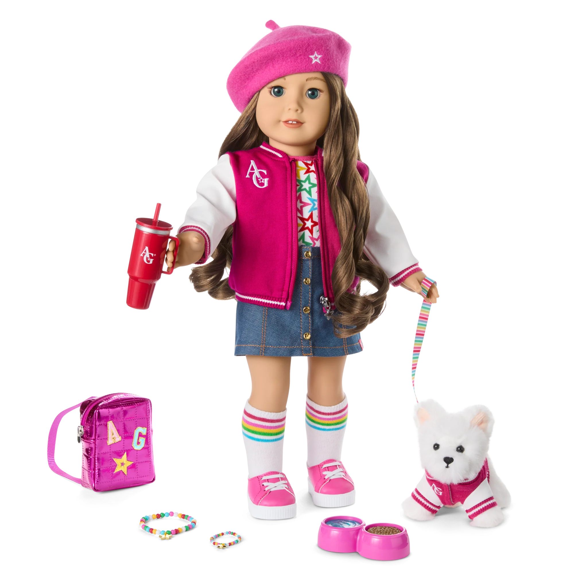 Truly Me™ 18-inch Doll #126, Puppy, Mini Backpack & Accessories AG™ Star Squad Bundle 1 Truly Me™ 18-inch Doll #126, Puppy, Mini Backpack & Accessories AG™ Star Squad Bundle