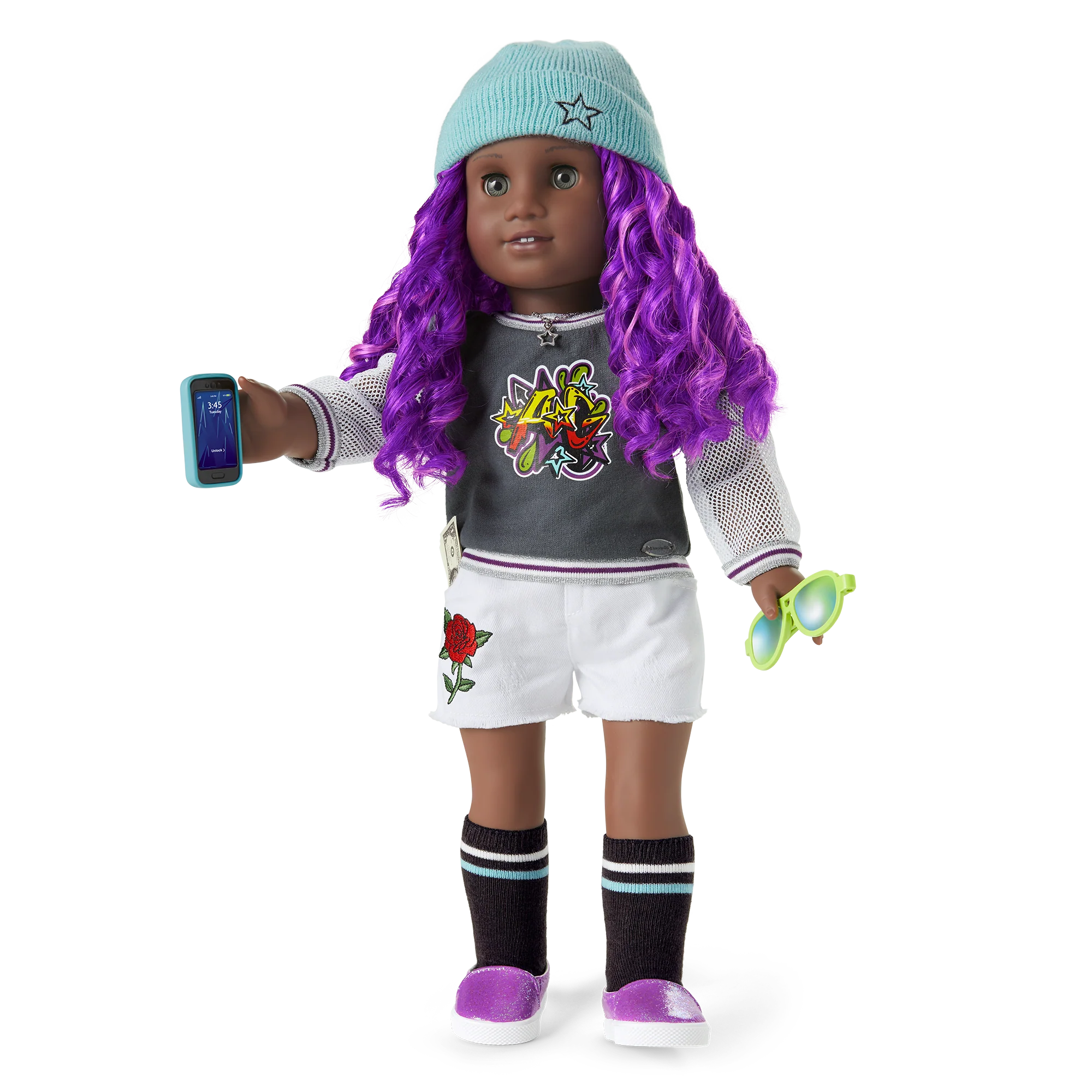 Truly Me™ Doll #91 in Girly Graffiti + Chic & Stylish Accessories 1 Truly Me™ Doll #91 in Girly Graffiti + Chic & Stylish Accessories