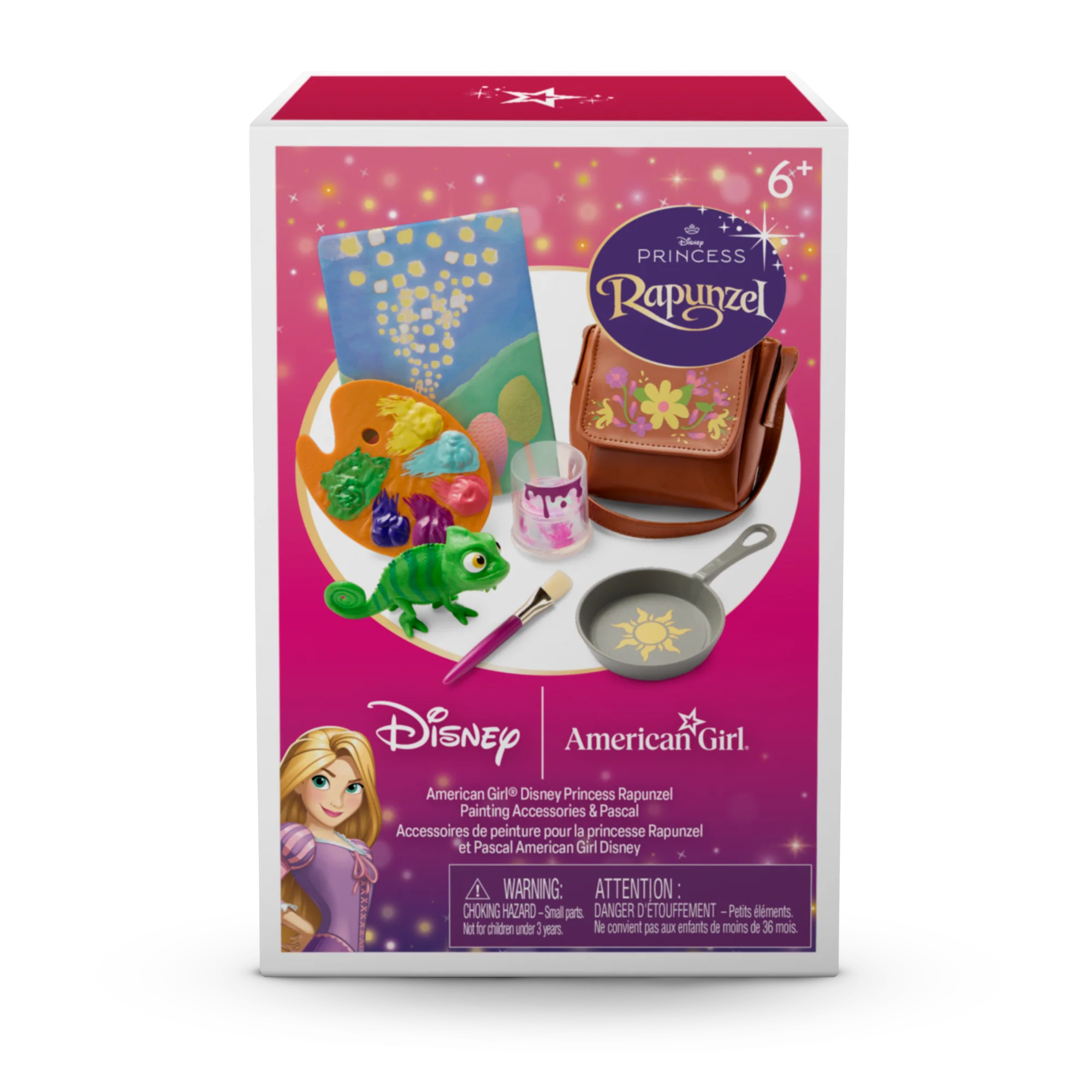 American Girl® Disney Princess Rapunzel Painting Accessories & Pascal for 18-inch Dolls
