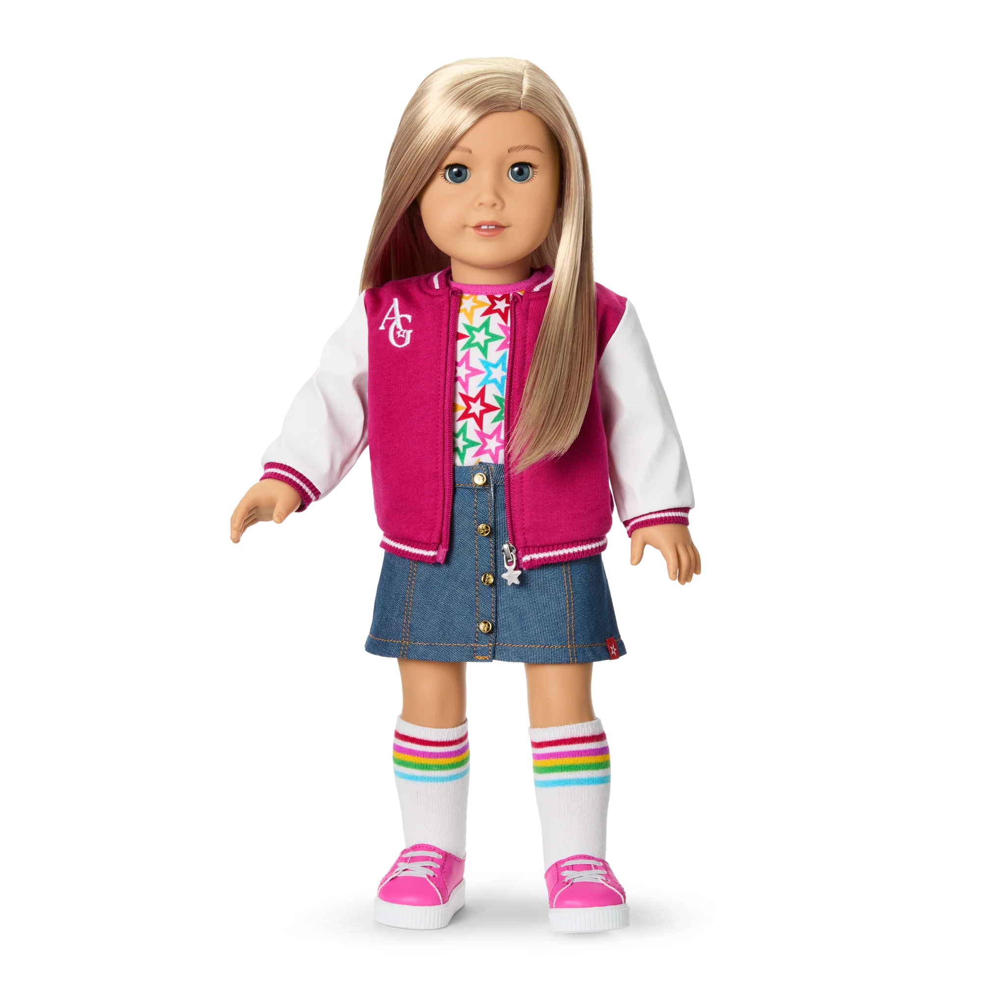 Truly Me™ 18-inch Doll #100, Puppy, Mini Backpack & Accessories AG™ Star Squad Bundle