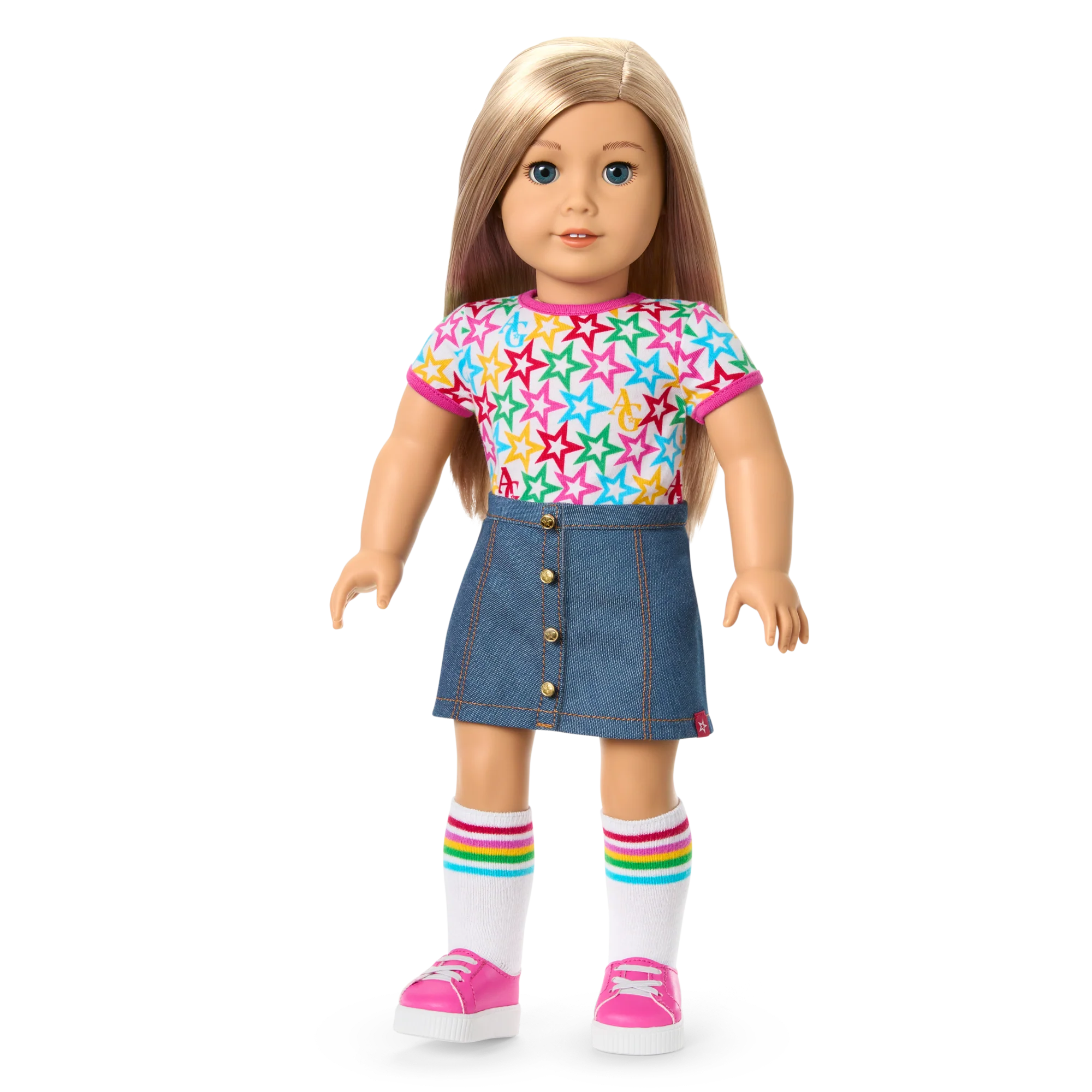 Truly Me™ 18-inch Doll #100, Puppy, Mini Backpack & Accessories AG™ Star Squad Bundle