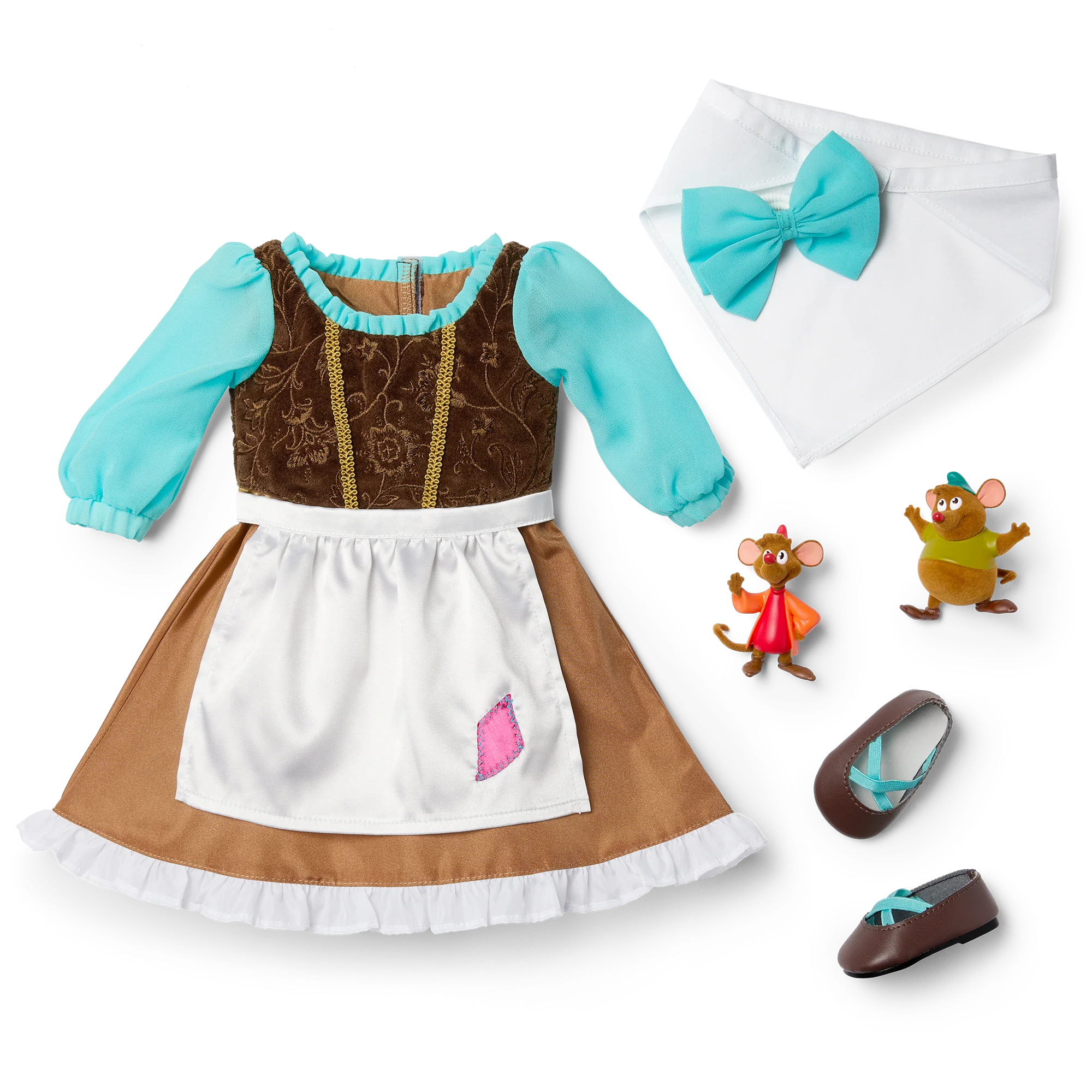 American Girl® Disney Princess Cinderella Day Dress, Friends & Accessories for 18-inch Dolls