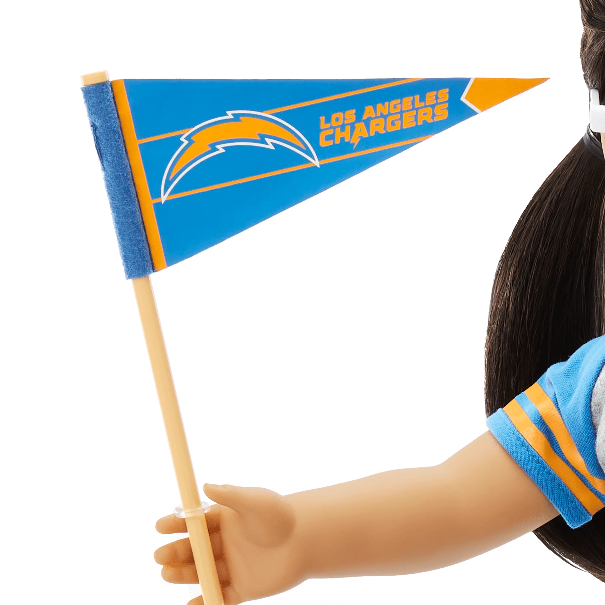 American Girl® x NFL Los Angeles Chargers Fan Outfit & Accessories for 18-inch Dolls
