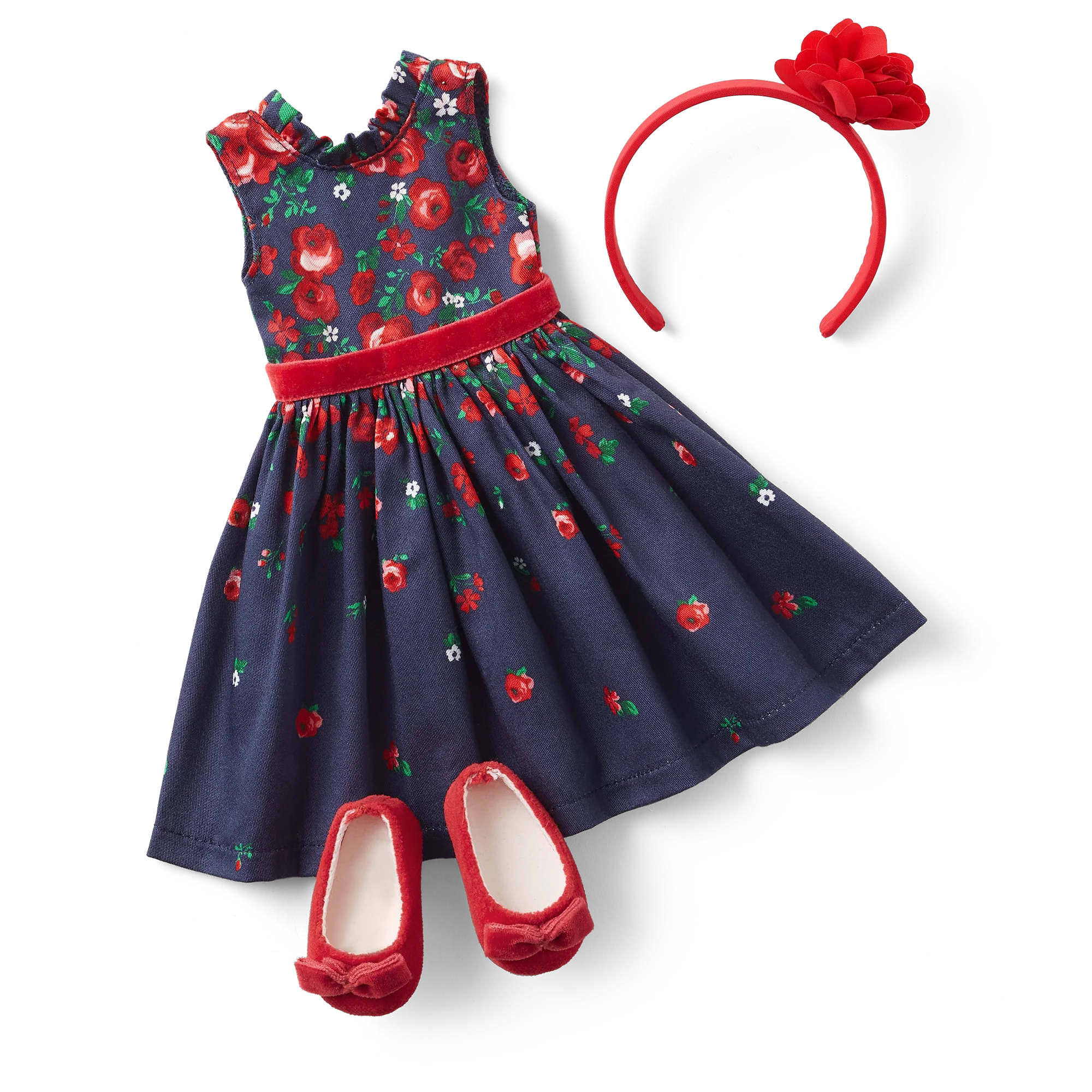 American Girl® x Janie and Jack Wrapped in Roses Party Dress for WellieWishers™ Dolls