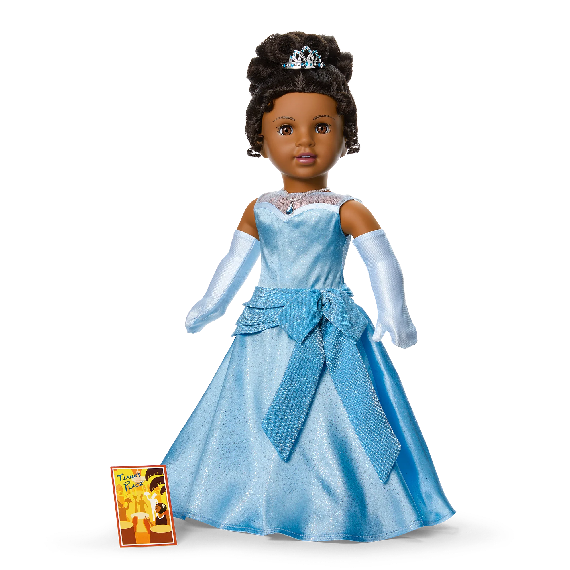 American Girl® Disney Princess Tiana Evening Star Dress & Accessories for 18-inch Dolls
