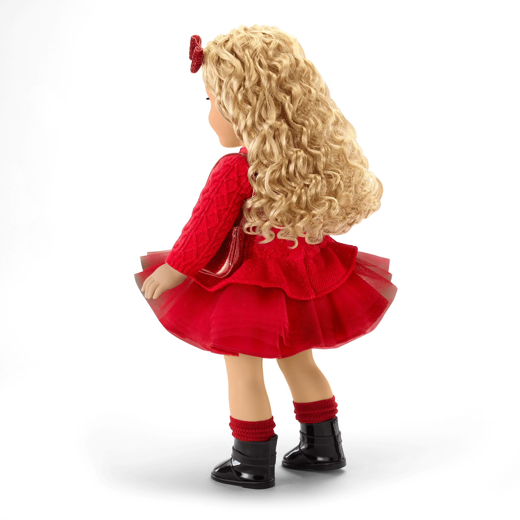 American Girl® x Something Navy Crimson Sparkle Sweater Dress for 18-inch Dolls 3 American Girl® x Something Navy Crimson Sparkle Sweater Dress for 18-inch Dolls