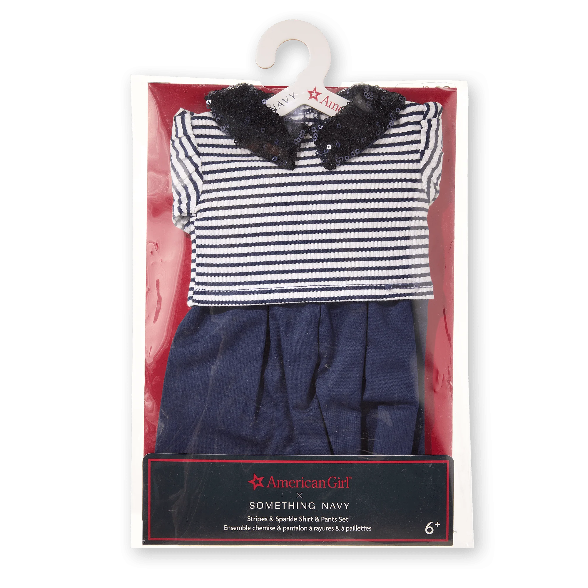 American Girl® x Something Navy Stripes & Sparkle Shirt & Pants Set for 18-inch Dolls