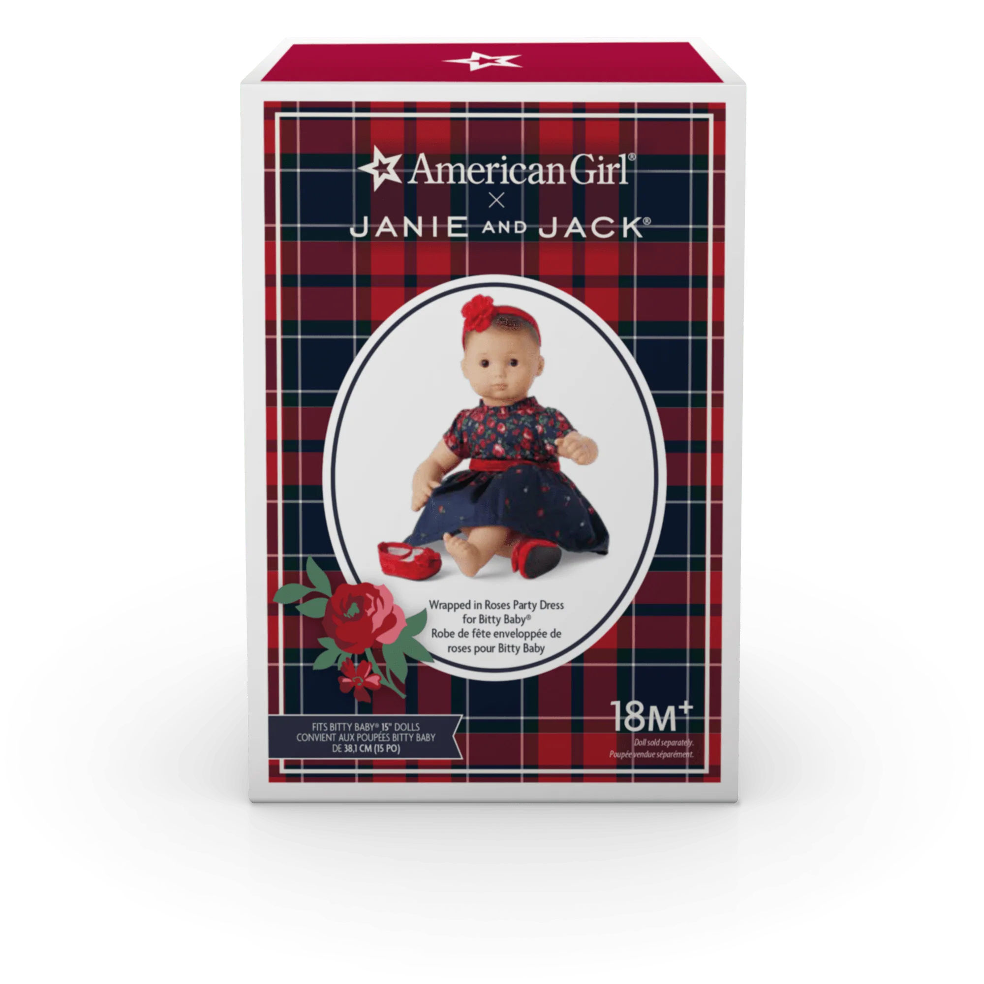 American Girl® x Janie and Jack Wrapped in Roses Party Dress for Bitty Baby® Dolls