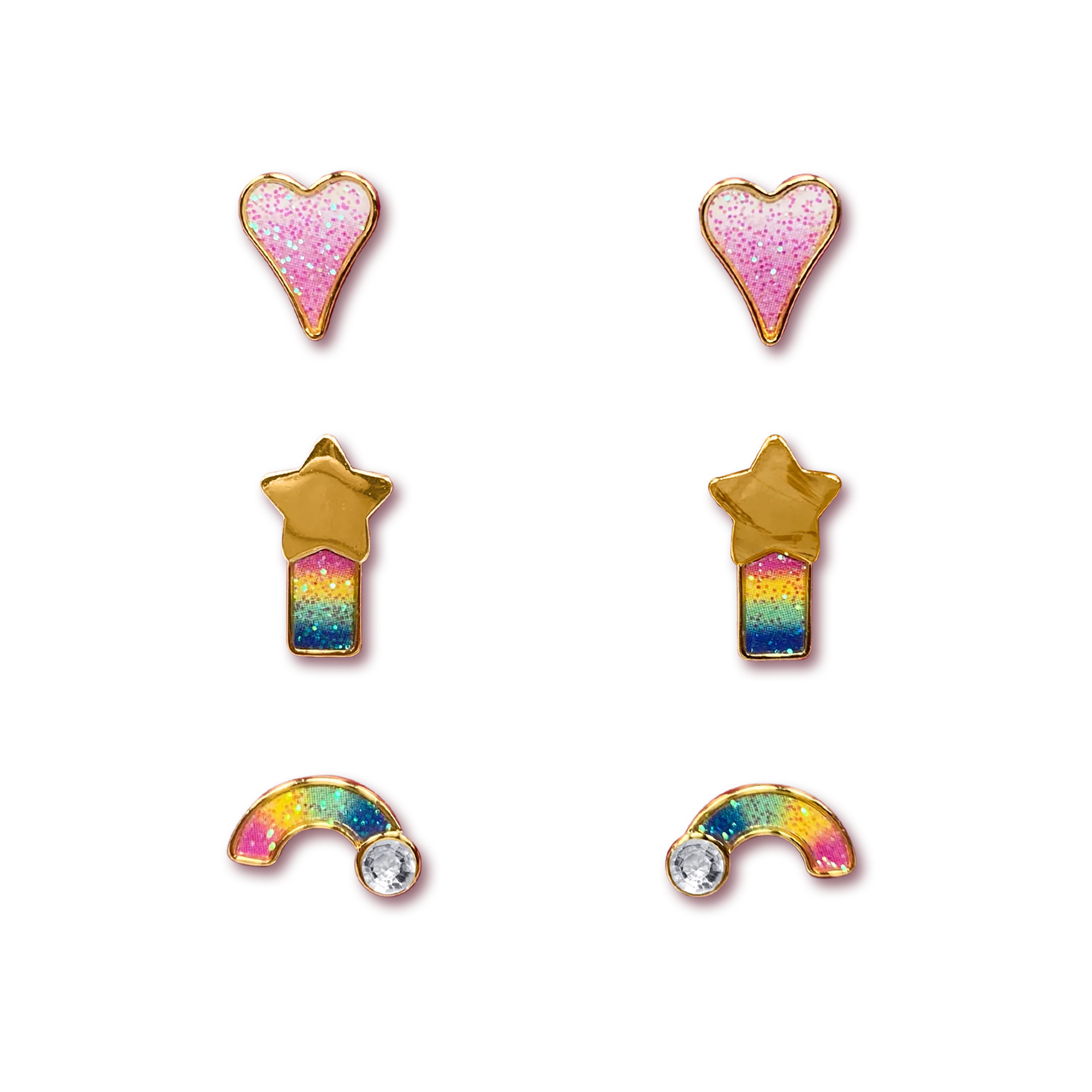 American Girl® x Stephanie Gottlieb Golden Glow Earring Set for 18-inch Dolls