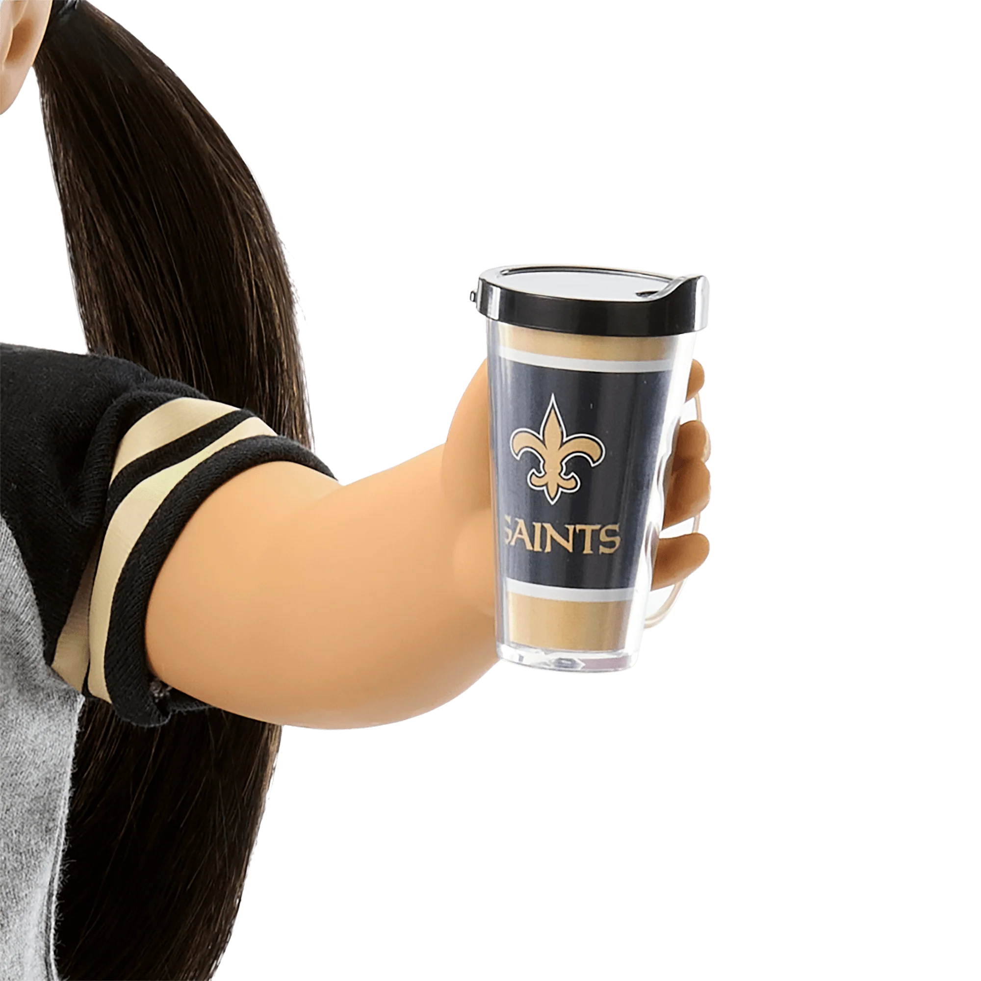 American Girl® x NFL New Orleans Saints Fan Outfit & Accessories for 18-inch Dolls