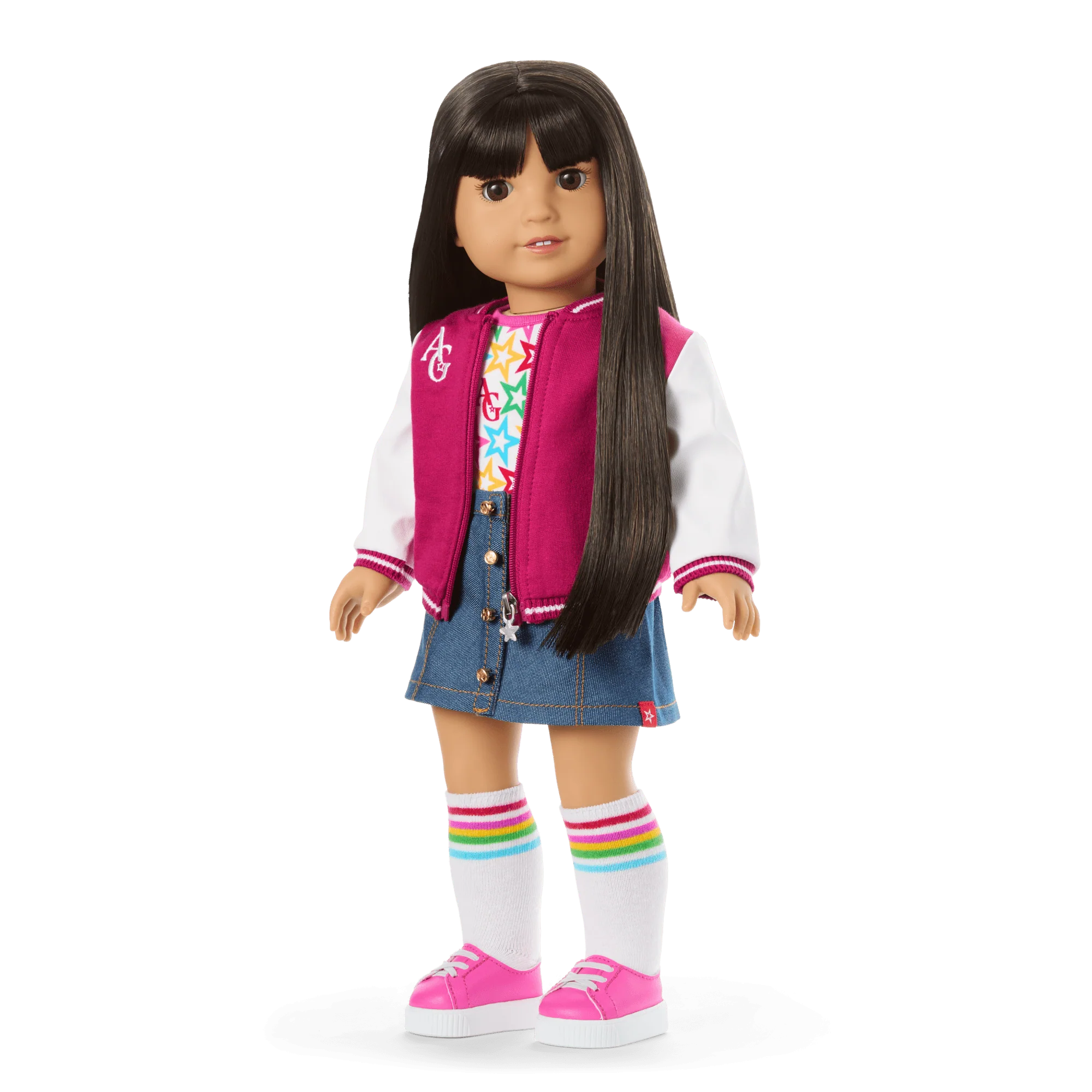 Truly Me™ 18-inch Doll #130, Puppy, Mini Backpack & Accessories AG™ Star Squad Bundle