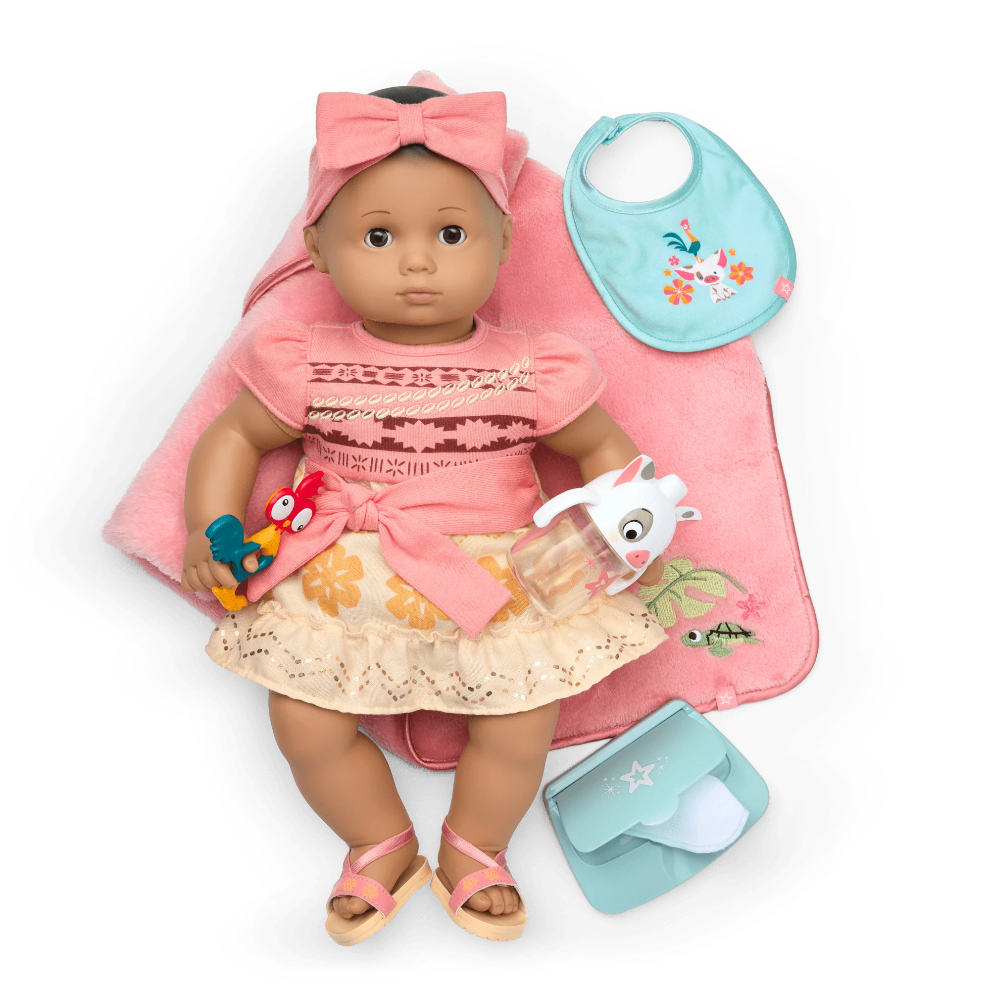 Disney Princess Moana Cuddle & Care Set with Bitty Baby® Doll by American Girl®