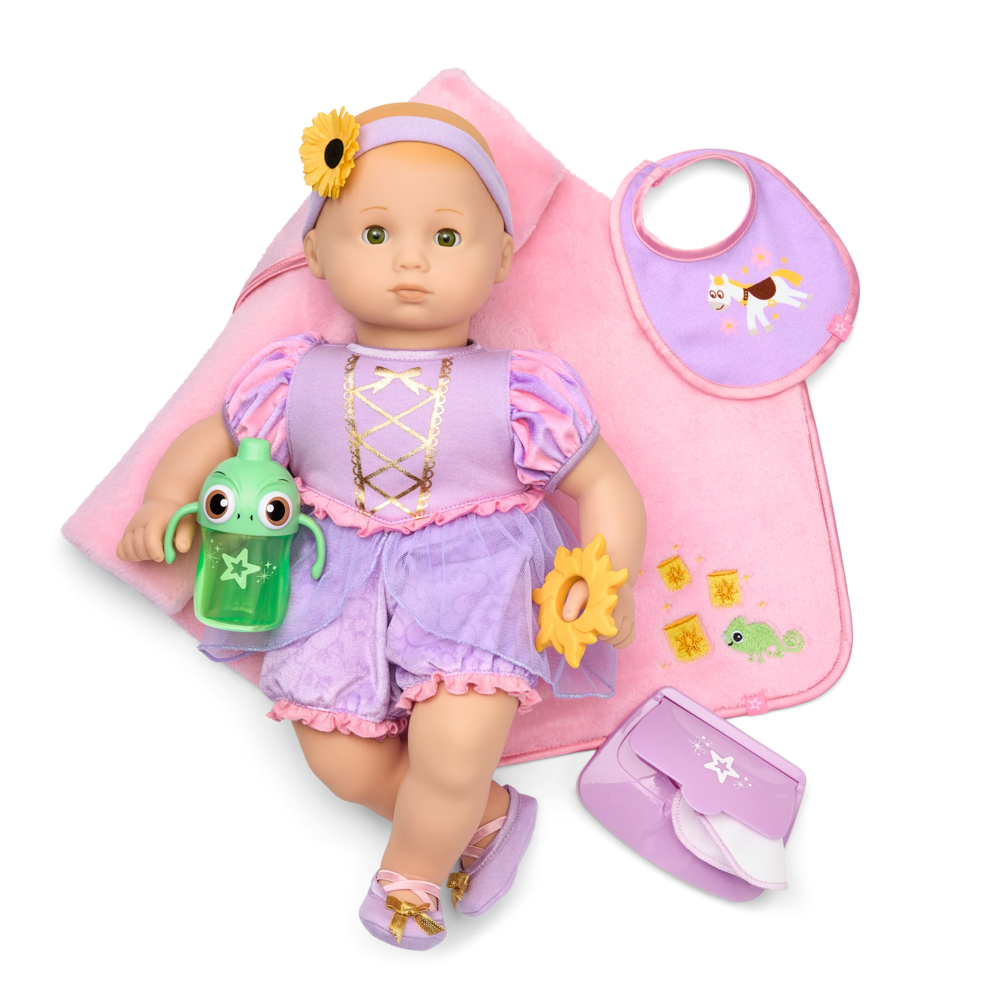 Disney Princess Rapunzel Cuddle & Care Set with Bitty Baby® Doll by American Girl®