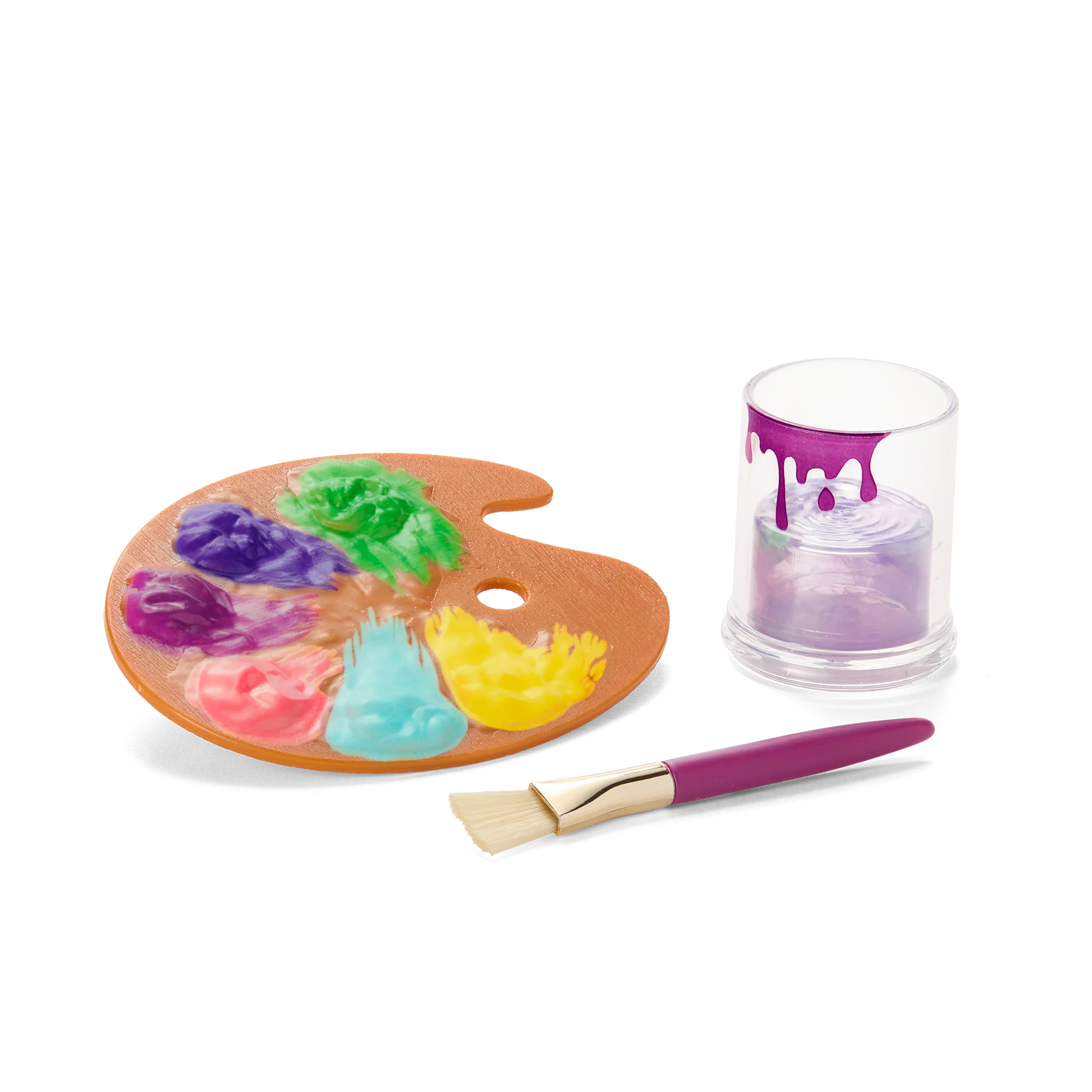 American Girl® Disney Princess Rapunzel Painting Accessories & Pascal for 18-inch Dolls