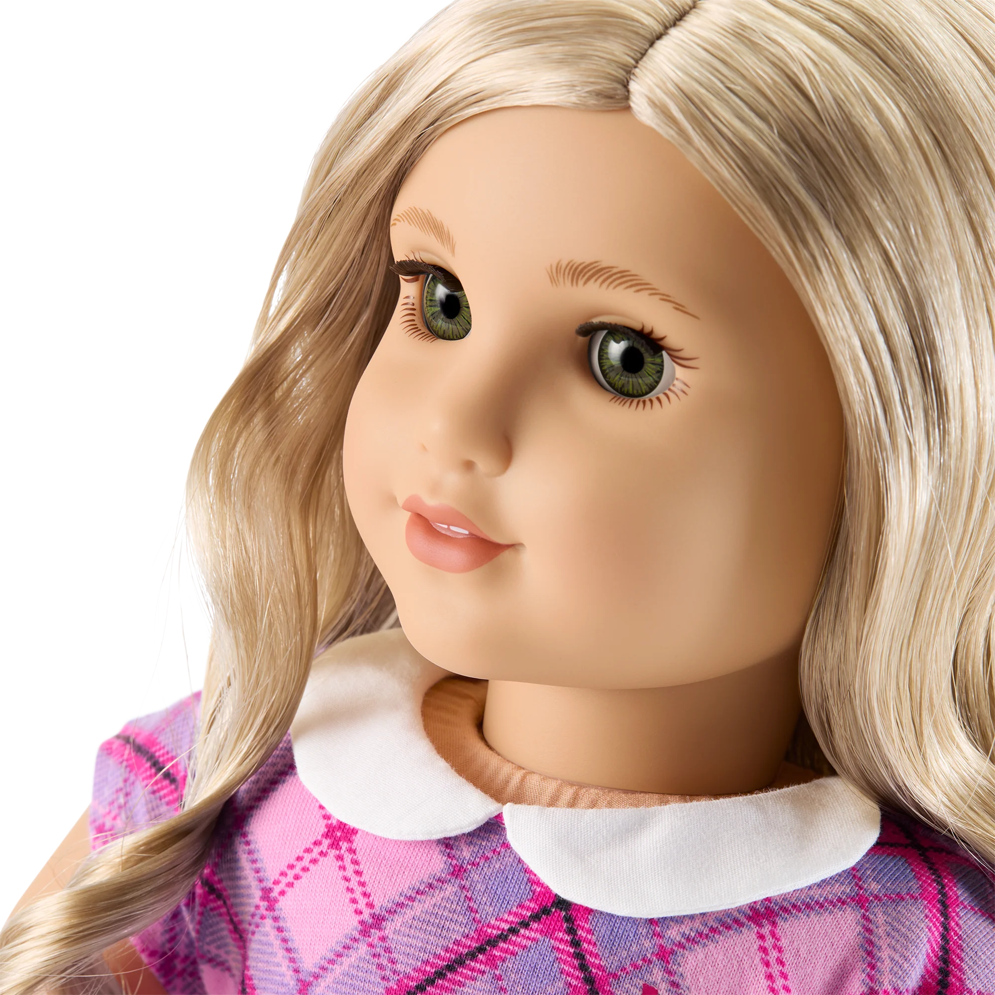 Truly Me™ 18-inch Doll #125 with long curly blonde hair