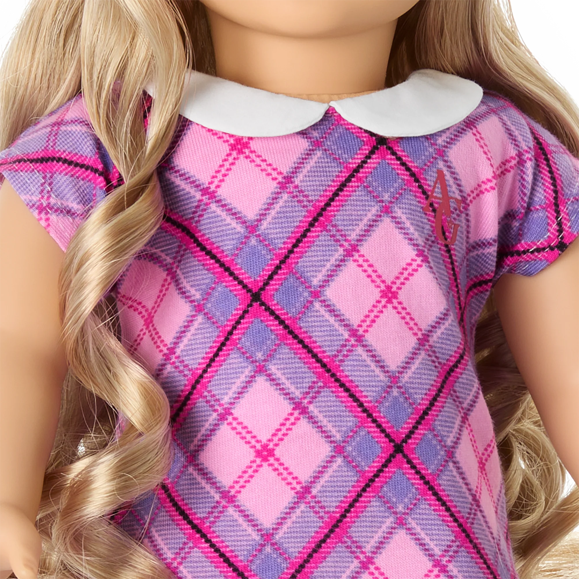 Truly Me™ 18-inch Doll #125 with long curly blonde hair