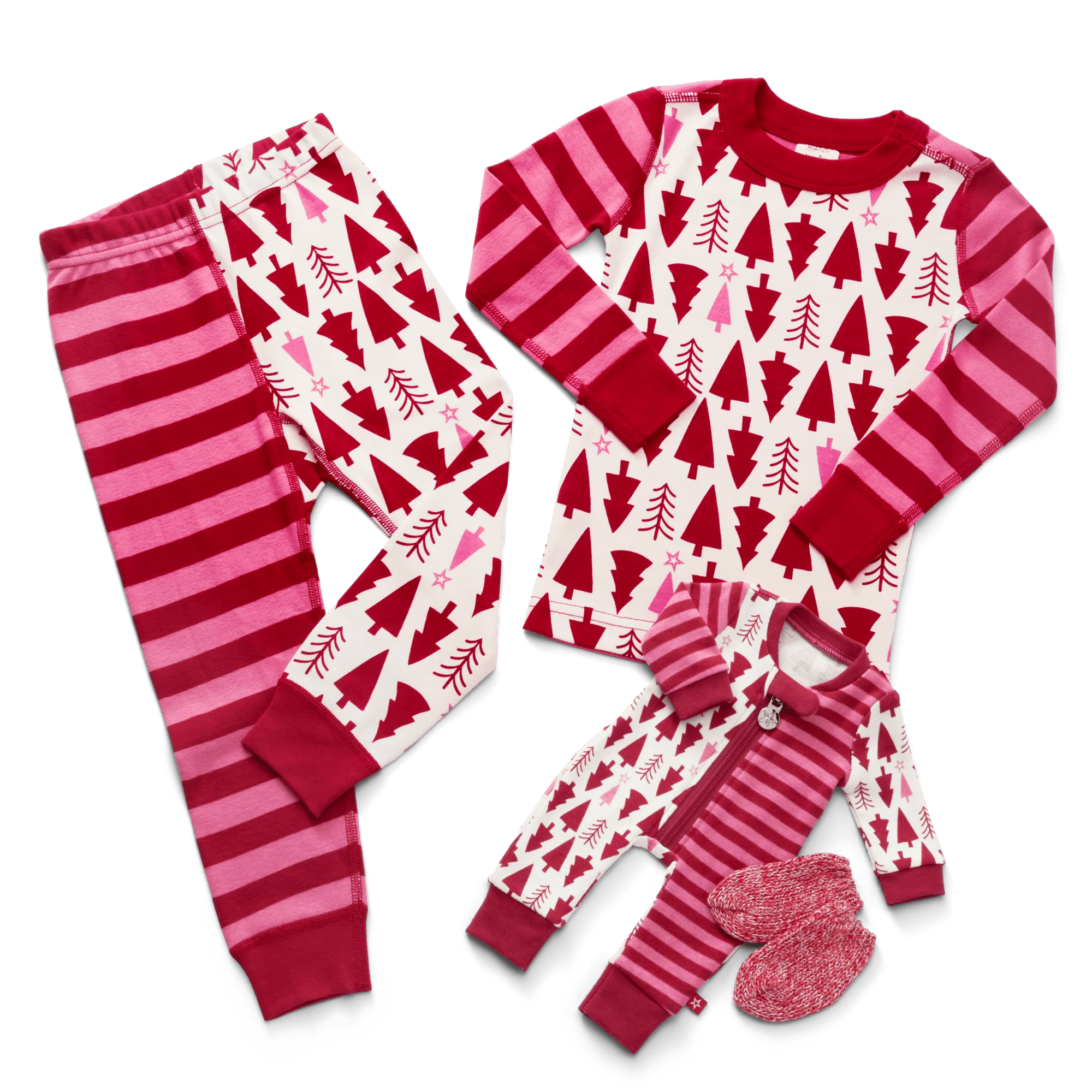 American Girl® x Hanna Andersson Holiday Treetops Pajamas for Little Girls & Bitty Baby® Dolls
