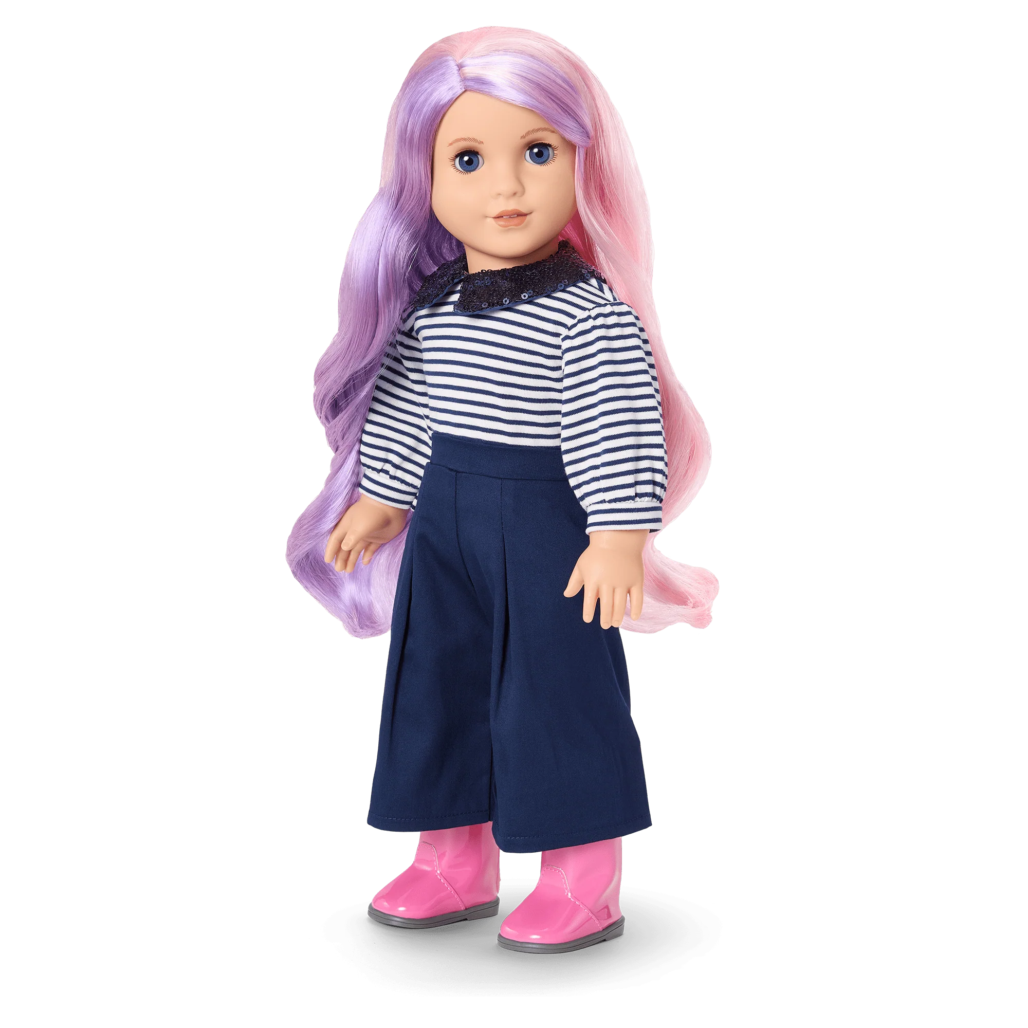American Girl® x Something Navy Stripes & Sparkle Shirt & Pants Set for 18-inch Dolls