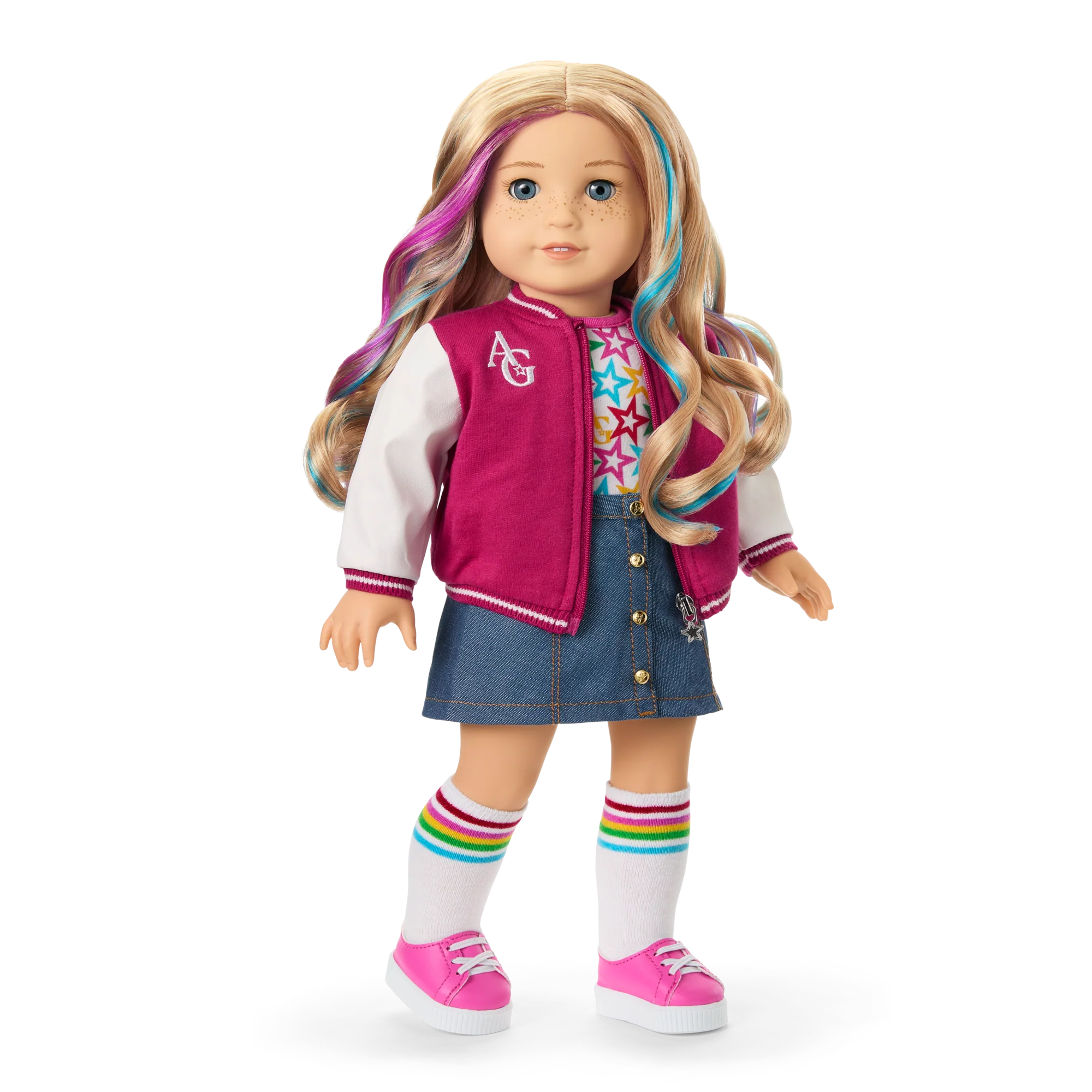 Truly Me™ 18-inch Doll #110, Puppy, Mini Backpack & Accessories AG™ Star Squad Bundle