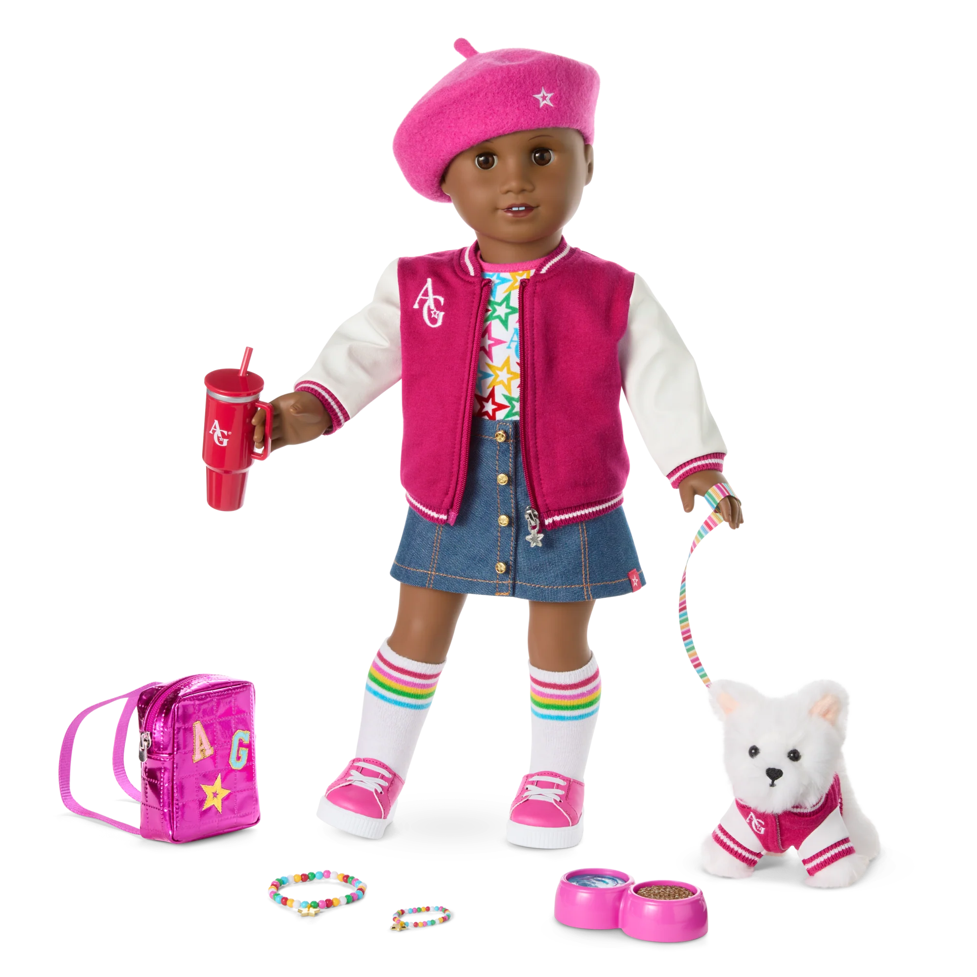 Truly Me™ 18-inch Doll #114, Puppy, Mini Backpack & Accessories AG™ Star Squad Bundle 1 Truly Me™ 18-inch Doll #114, Puppy, Mini Backpack & Accessories AG™ Star Squad Bundle