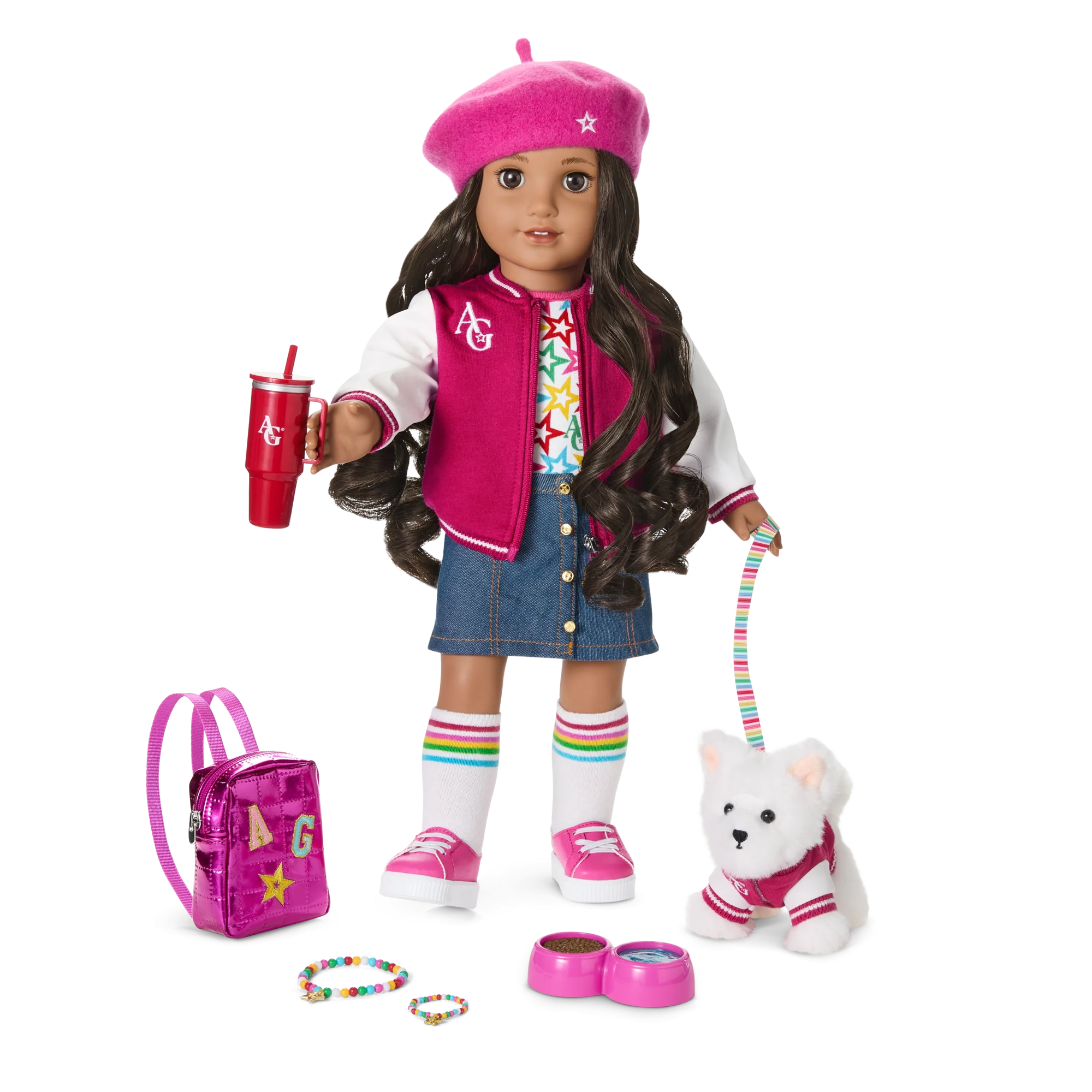 Truly Me™ 18-inch Doll #108, Puppy, Mini Backpack & Accessories AG™ Star Squad Bundle 1 Truly Me™ 18-inch Doll #108, Puppy, Mini Backpack & Accessories AG™ Star Squad Bundle