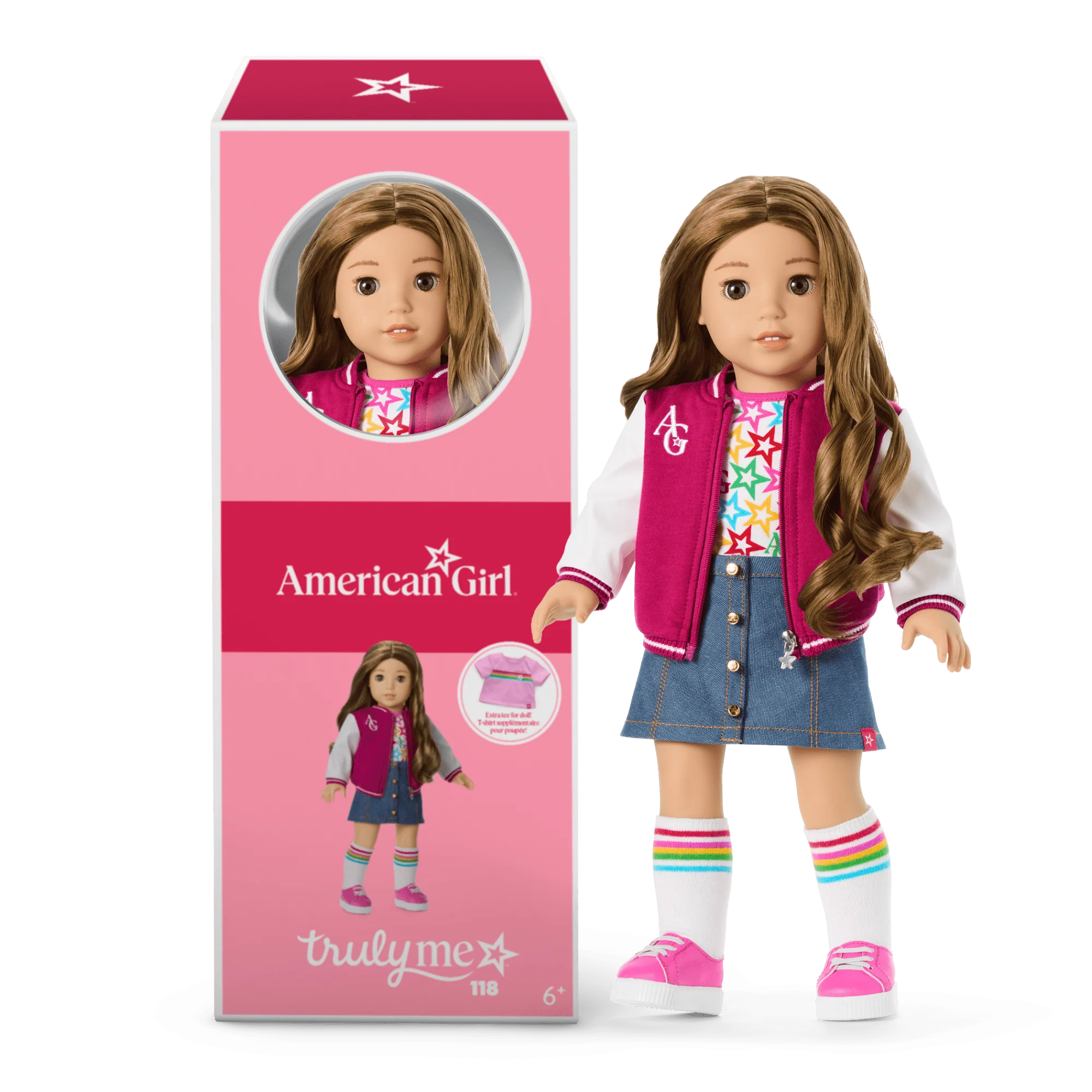 Truly Me™ 18-inch Doll #118, Puppy, Mini Backpack & Accessories AG™ Star Squad Bundle