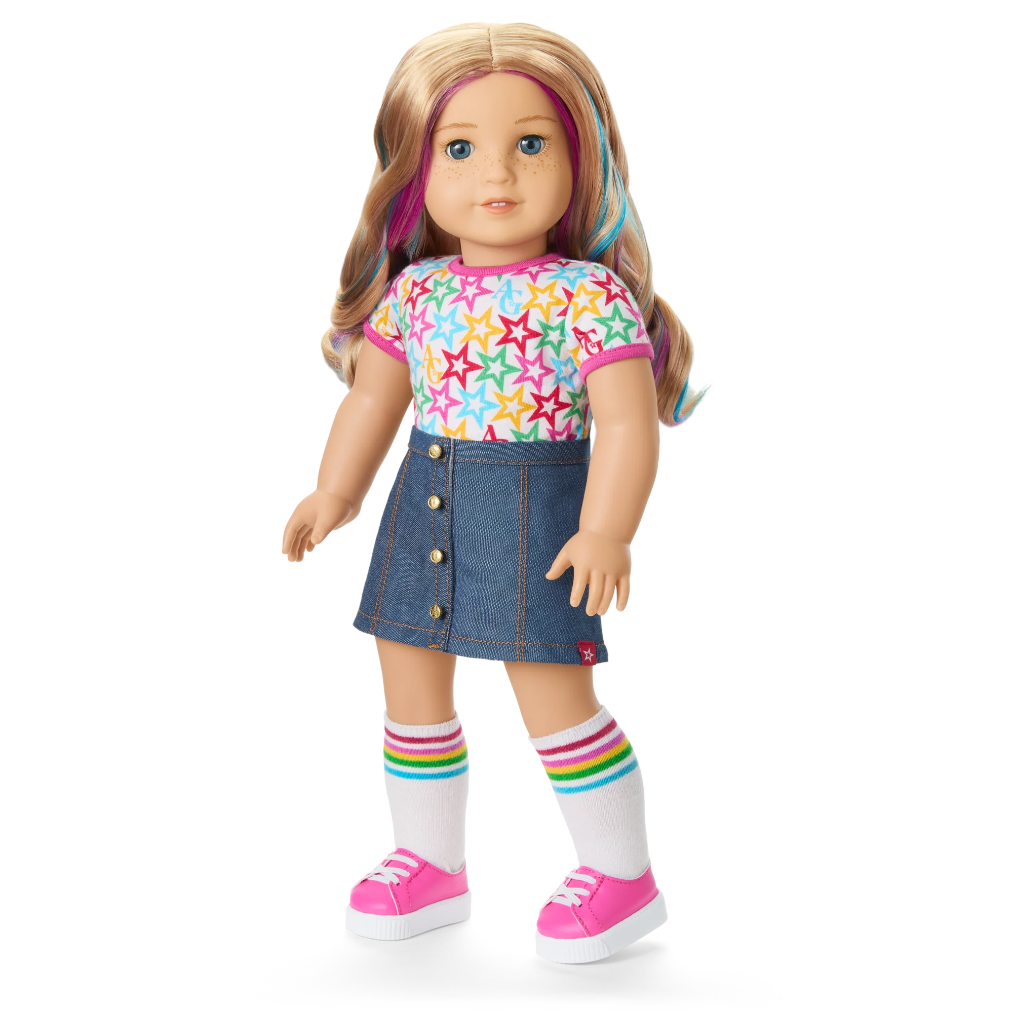 Truly Me™ 18-inch Doll #110, Puppy, Mini Backpack & Accessories AG™ Star Squad Bundle