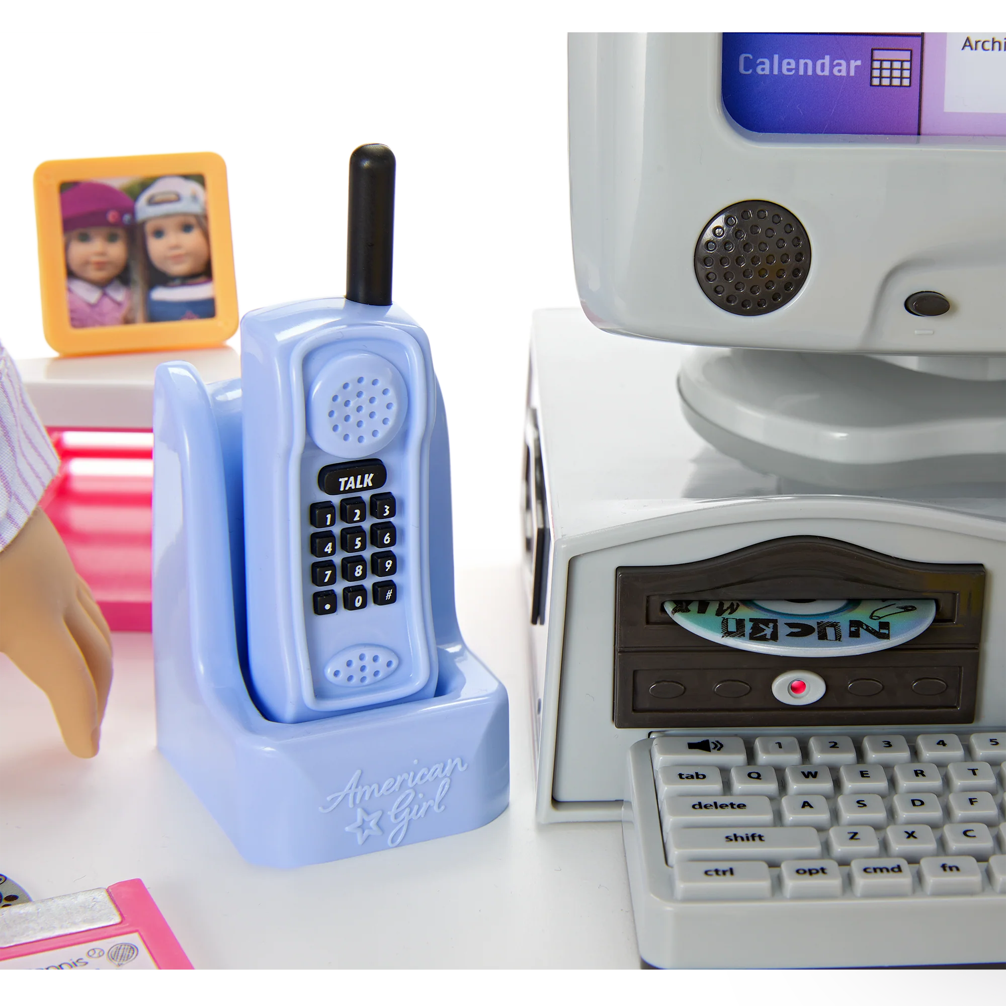 Isabel™ & Nicki’s™ Computer & Desk Set for 18-inch Dolls (Historical Characters)